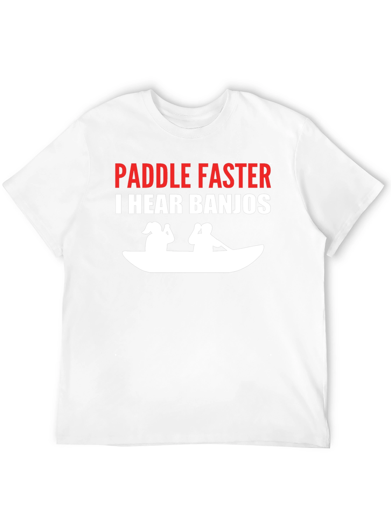 Paddle Faster Funny Banjo T-Shirt