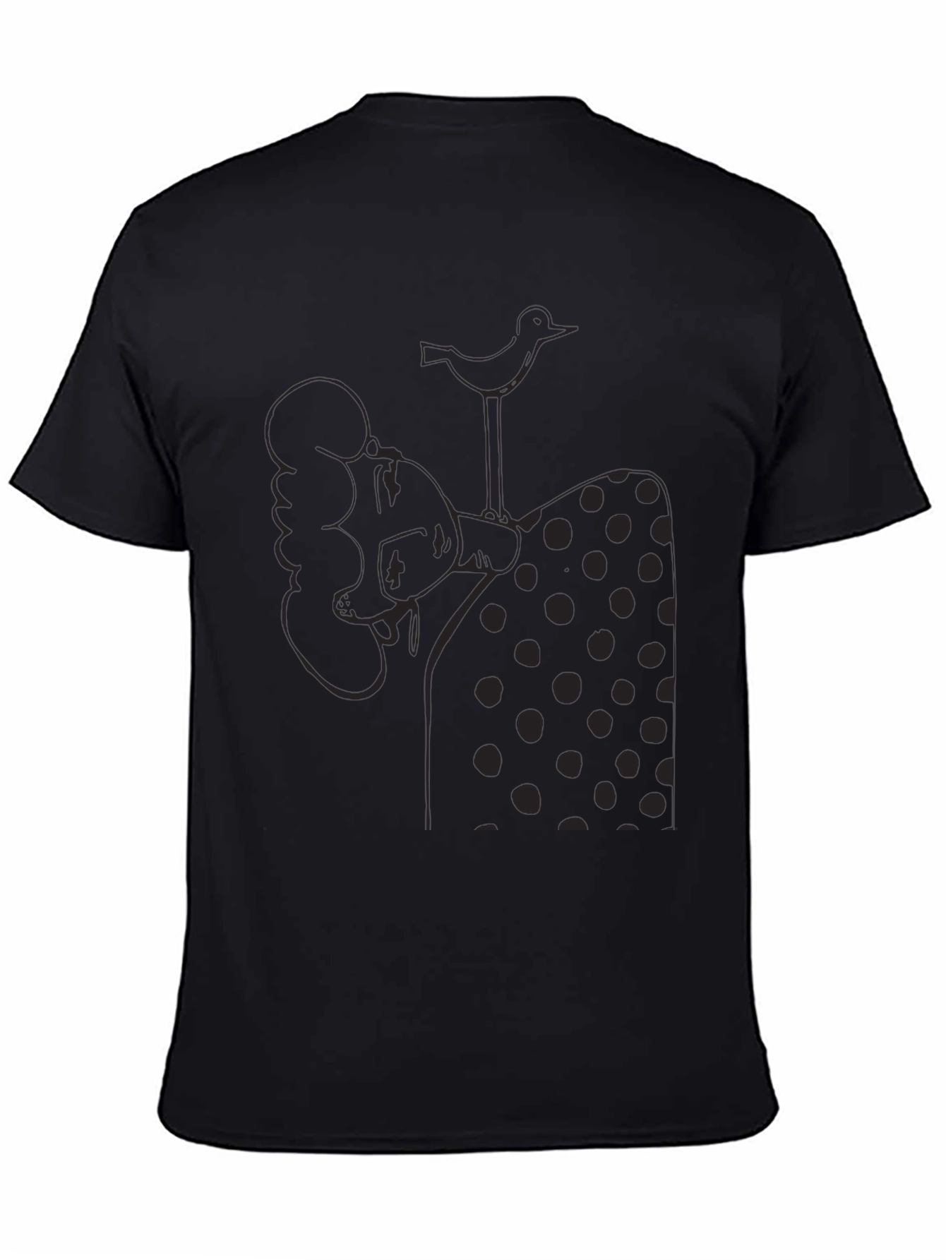 Unique Graphic T-Shirt - Quirky Bird Art