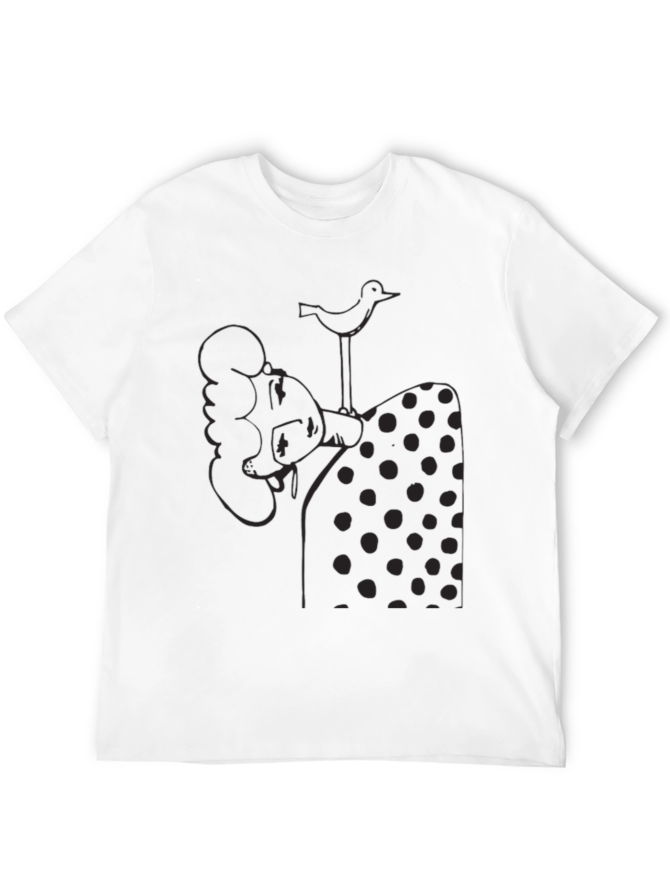 Unique Graphic T-Shirt - Quirky Bird Art