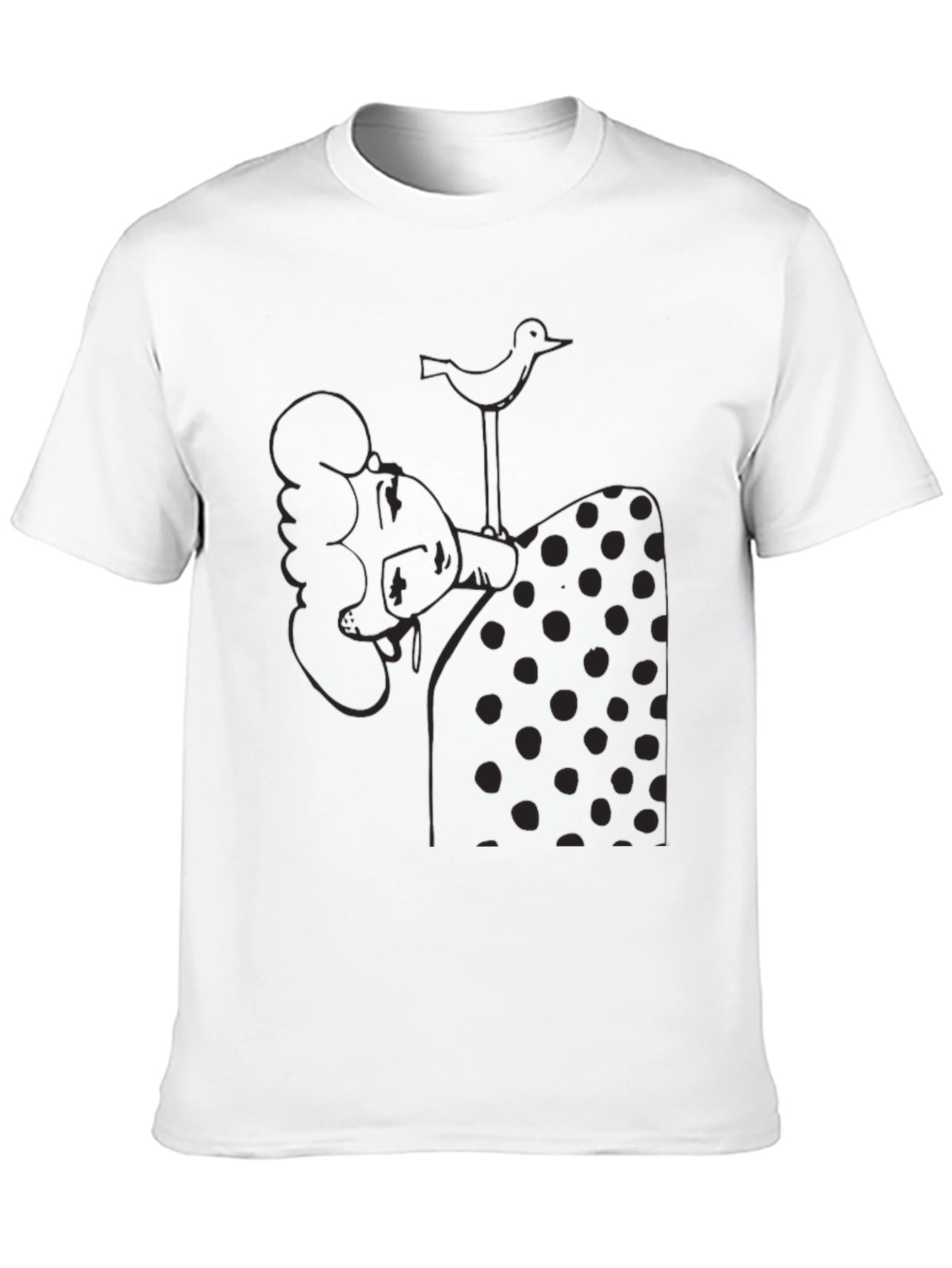 Unique Graphic T-Shirt - Quirky Bird Art