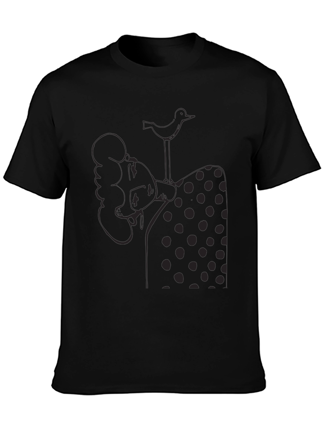 Unique Graphic T-Shirt - Quirky Bird Art
