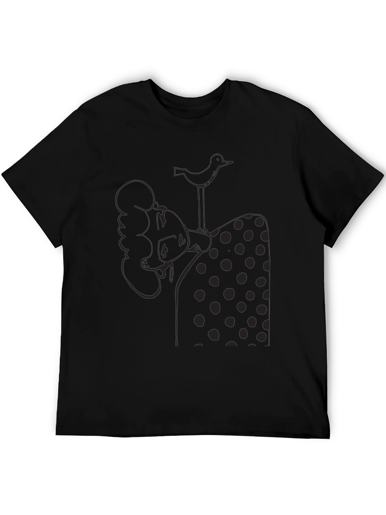Unique Graphic T-Shirt - Quirky Bird Art
