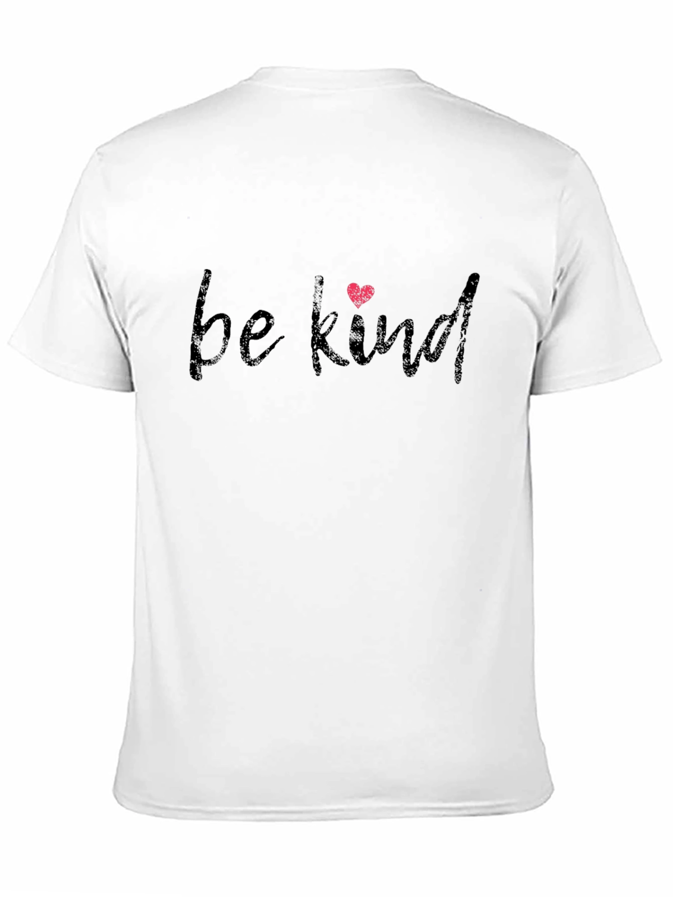Be Kind T-Shirt -  Black Graphic Tee with Heart