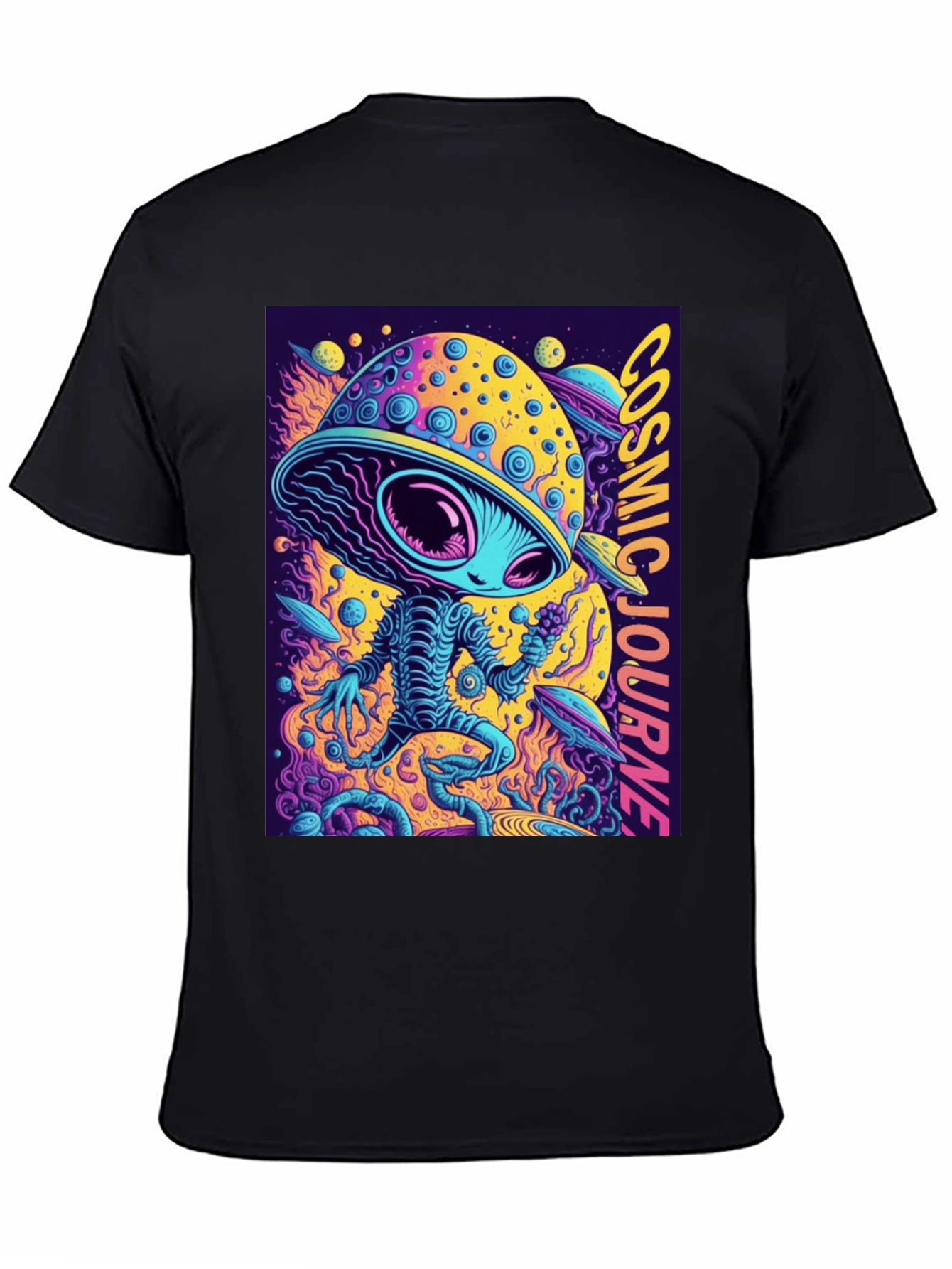 Cosmic Alien T-Shirt - Journey Through Space