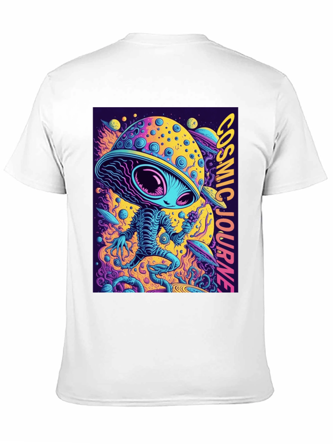 Cosmic Alien T-Shirt - Journey Through Space