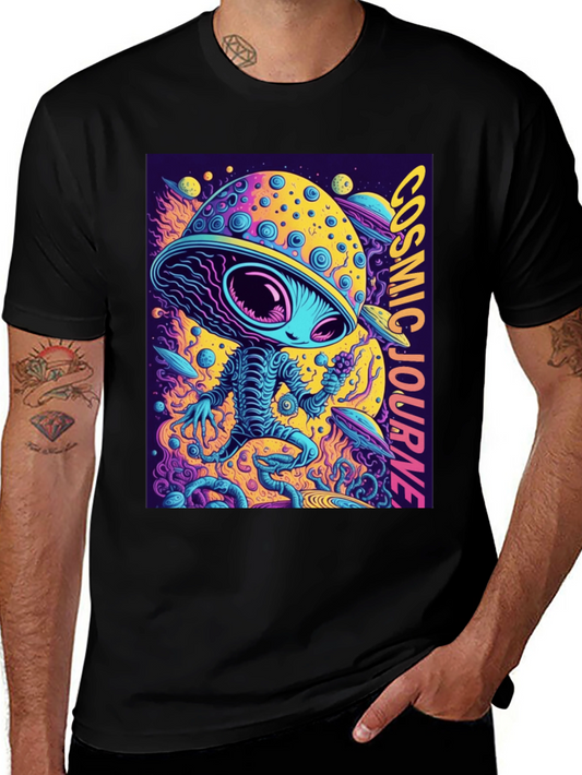 Cosmic Alien T-Shirt - Journey Through Space