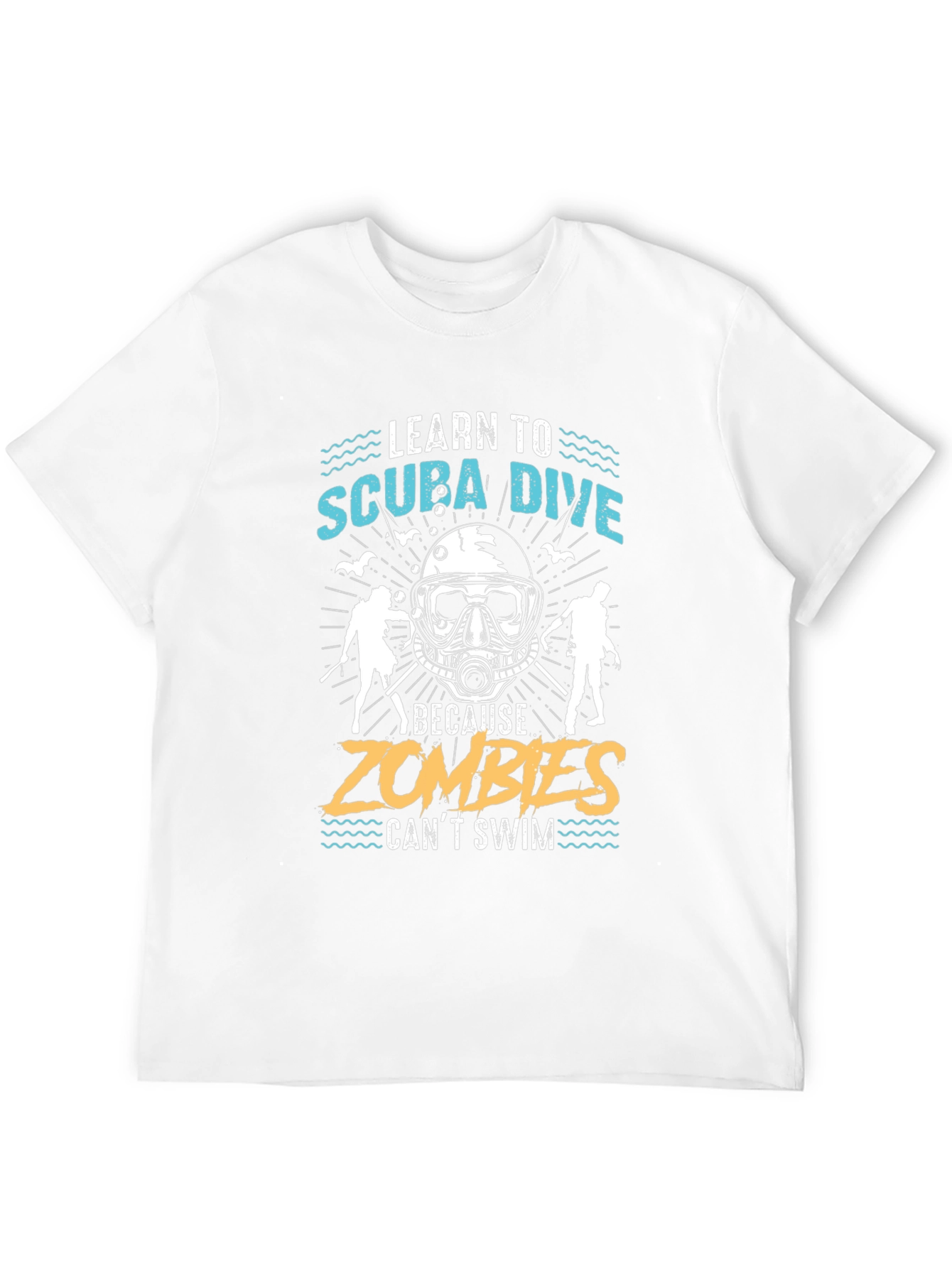 Scuba Dive Zombie T-Shirt Funny Diver Gift