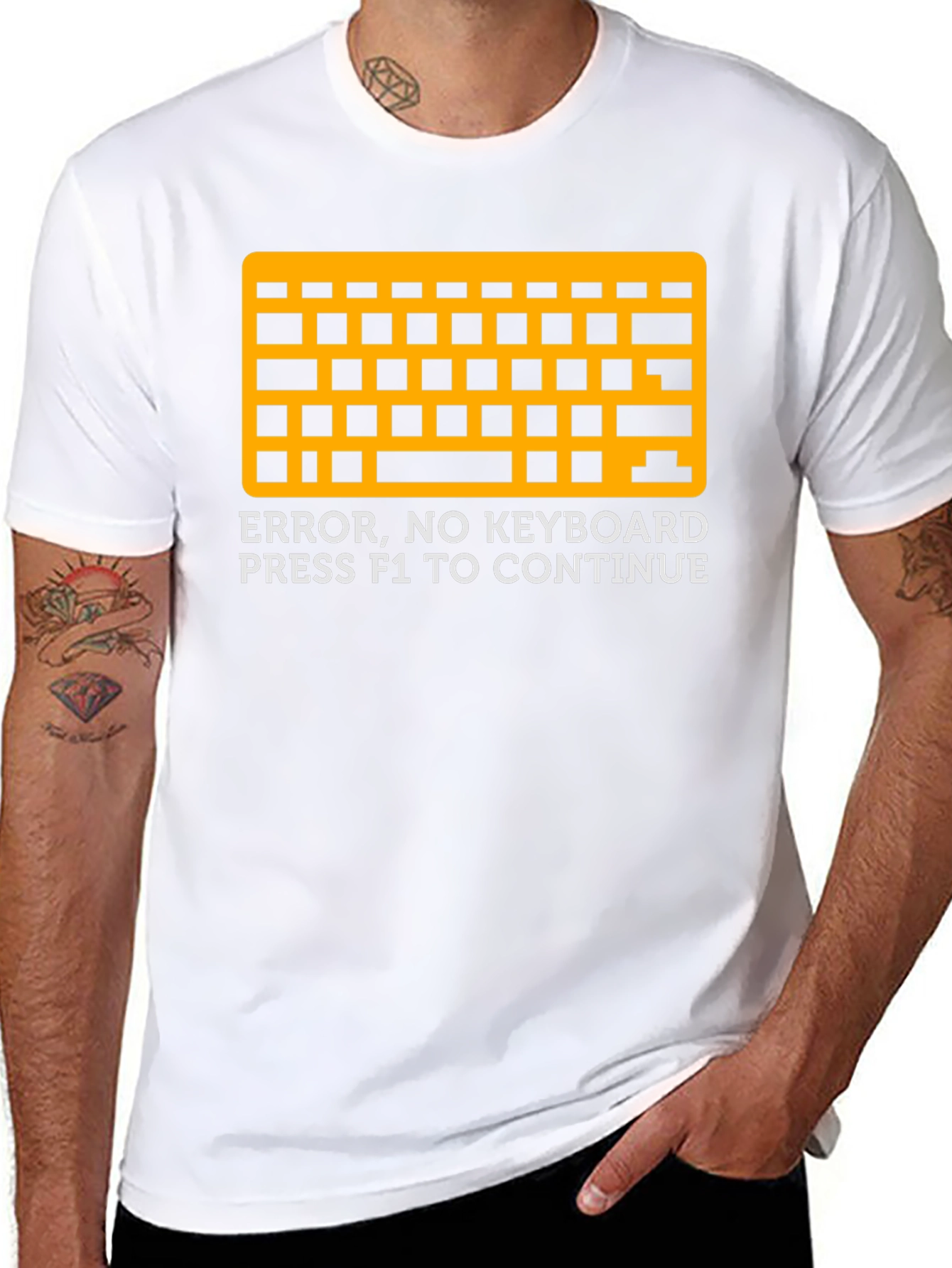 Error No Keyboard Press F1 T-Shirt