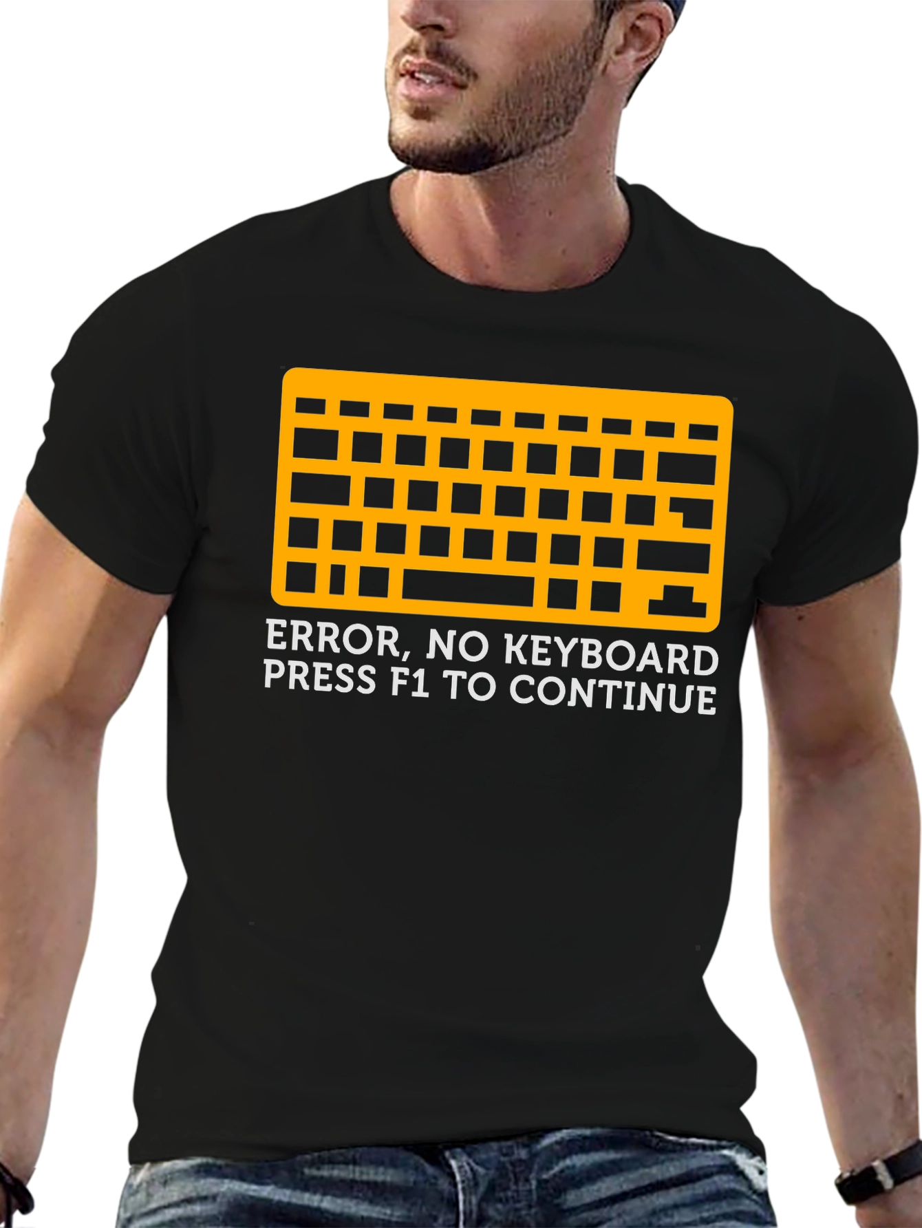 Error No Keyboard Press F1 T-Shirt
