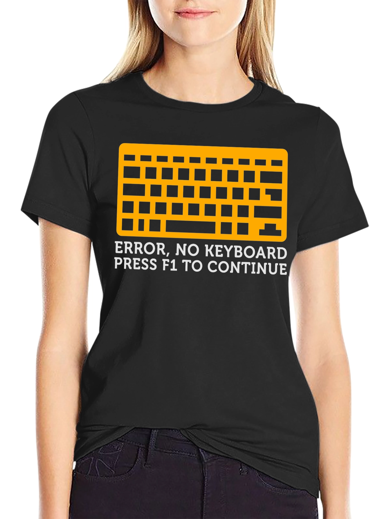 Error No Keyboard Press F1 T-Shirt