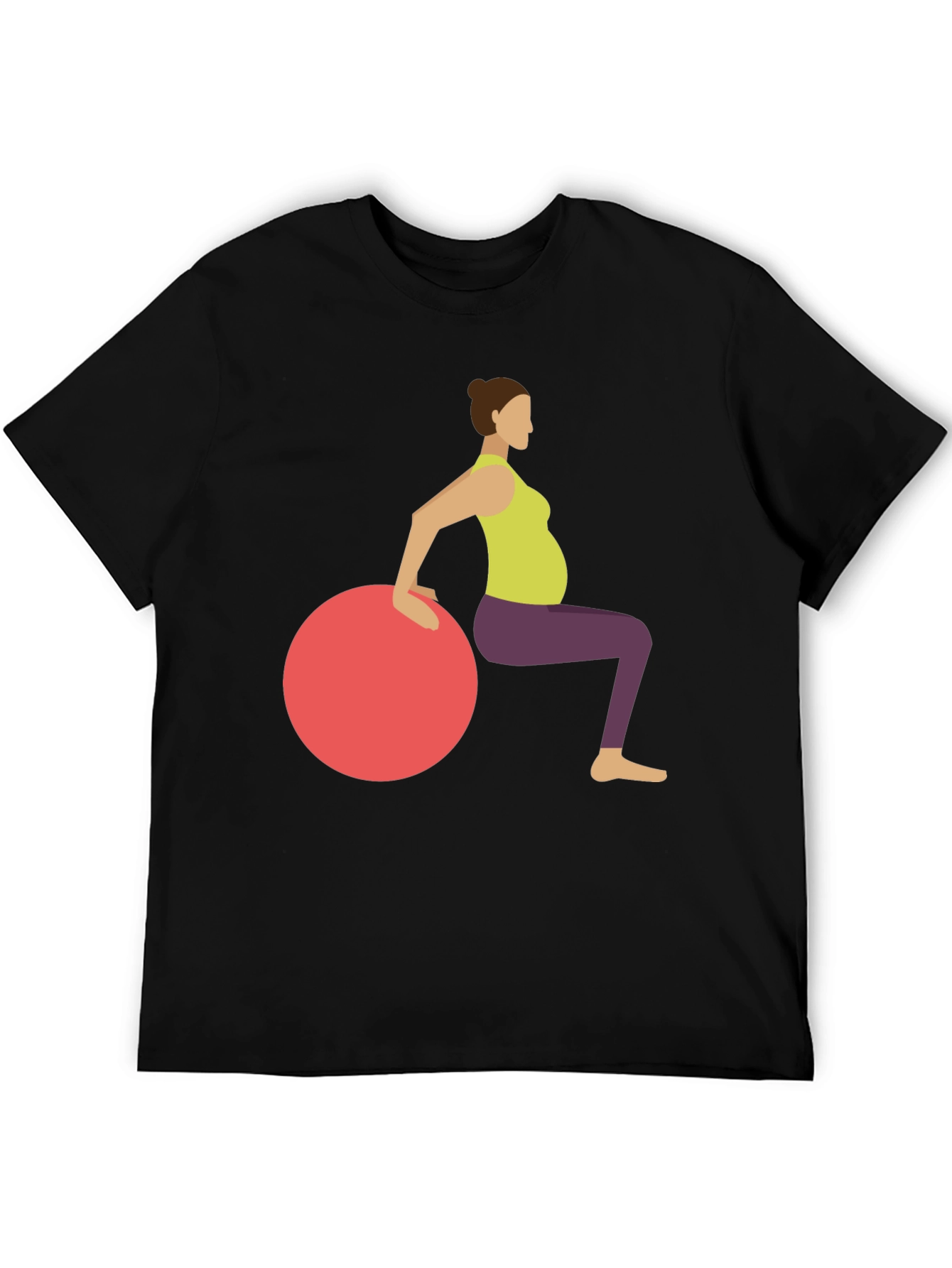 Yoga Pregnancy Shirt - Maternity Fitness Tee