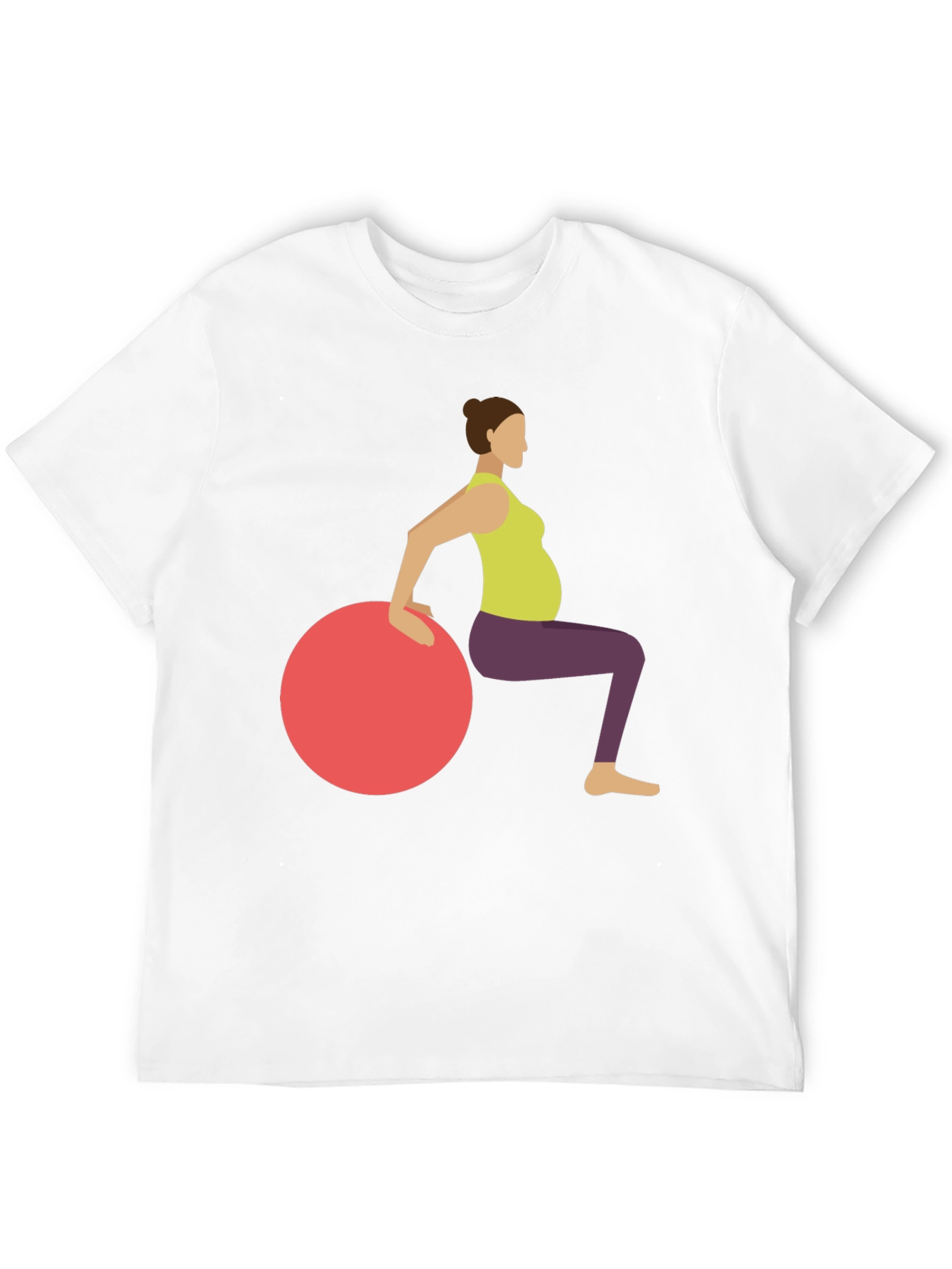 Yoga Pregnancy Shirt - Maternity Fitness Tee