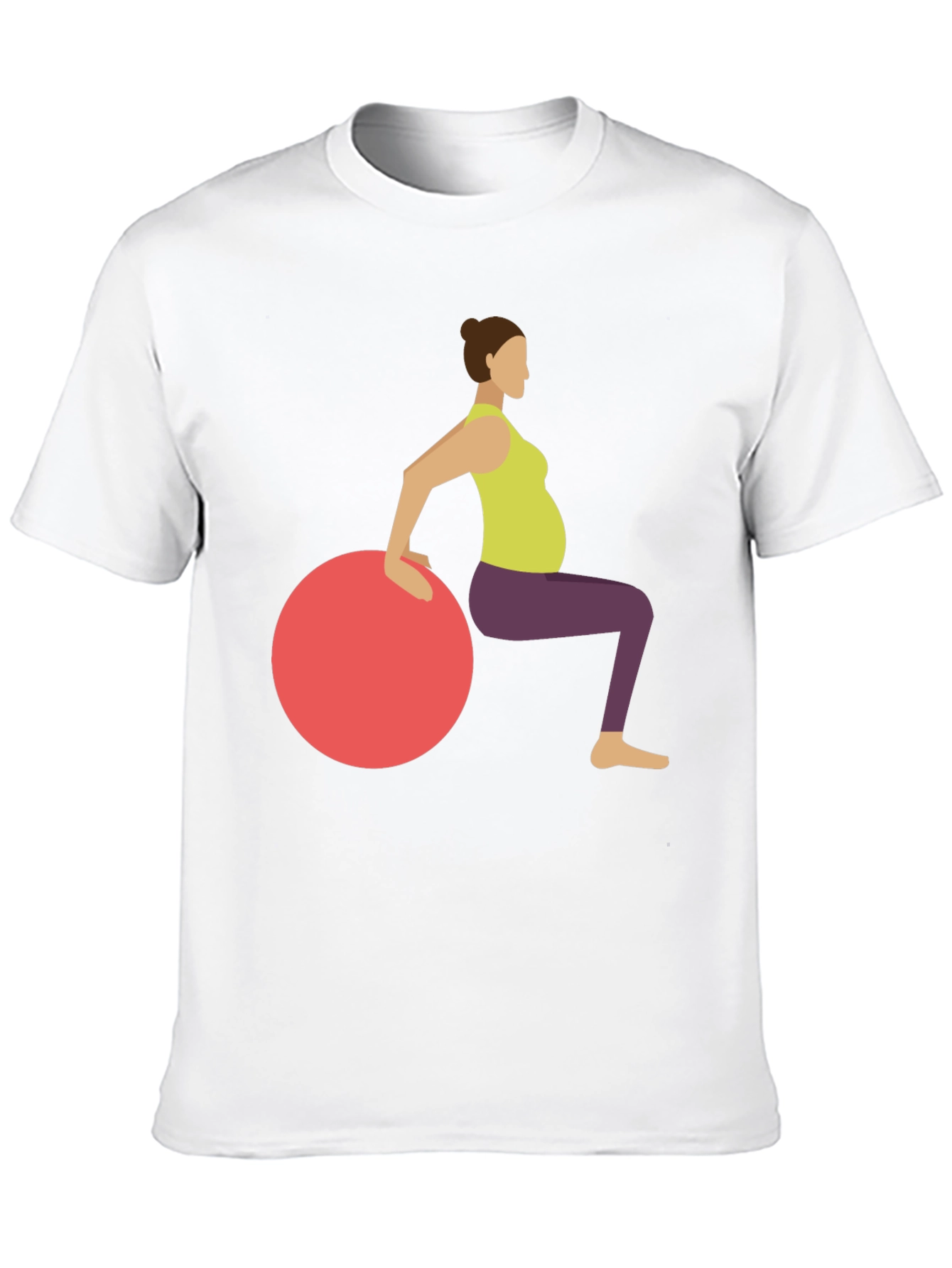 Yoga Pregnancy Shirt - Maternity Fitness Tee