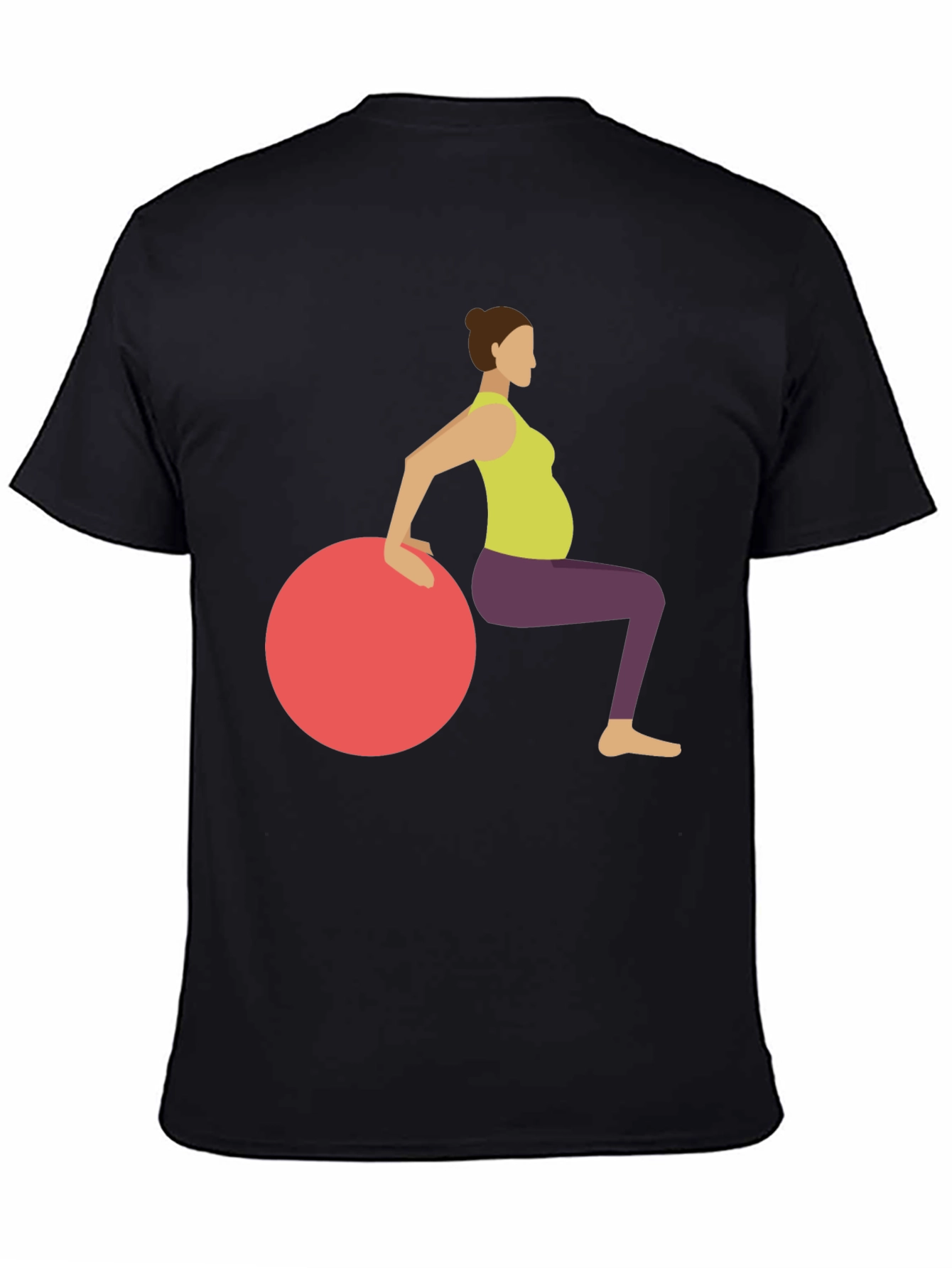 Yoga Pregnancy Shirt - Maternity Fitness Tee