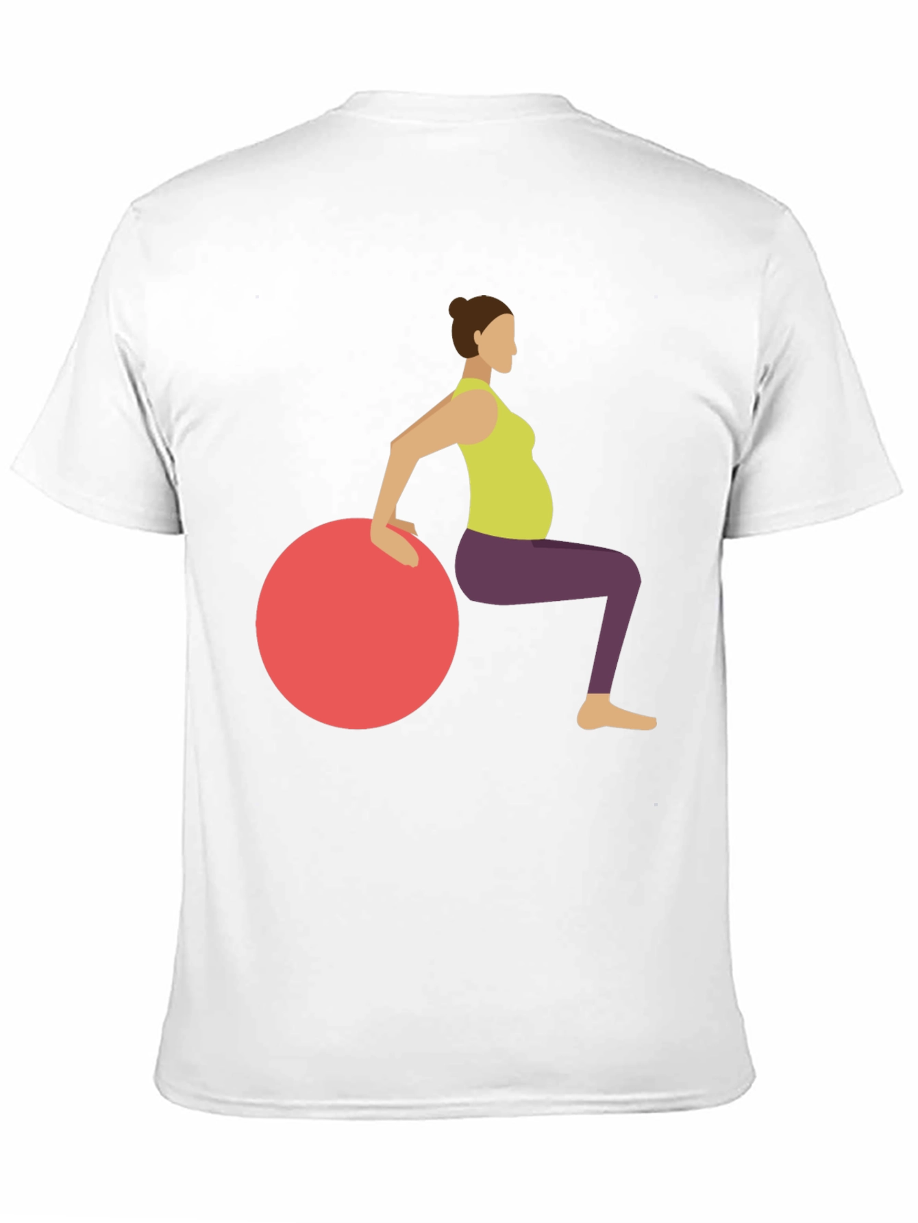 Yoga Pregnancy Shirt - Maternity Fitness Tee