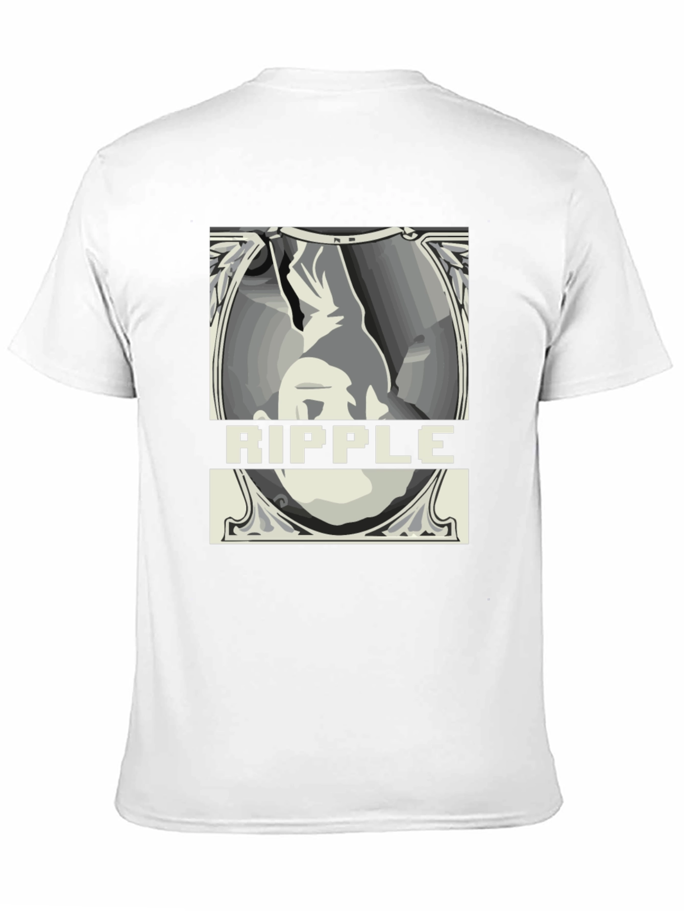 Ripple Graphic Tee - Crypto Currency Black T-Shirt