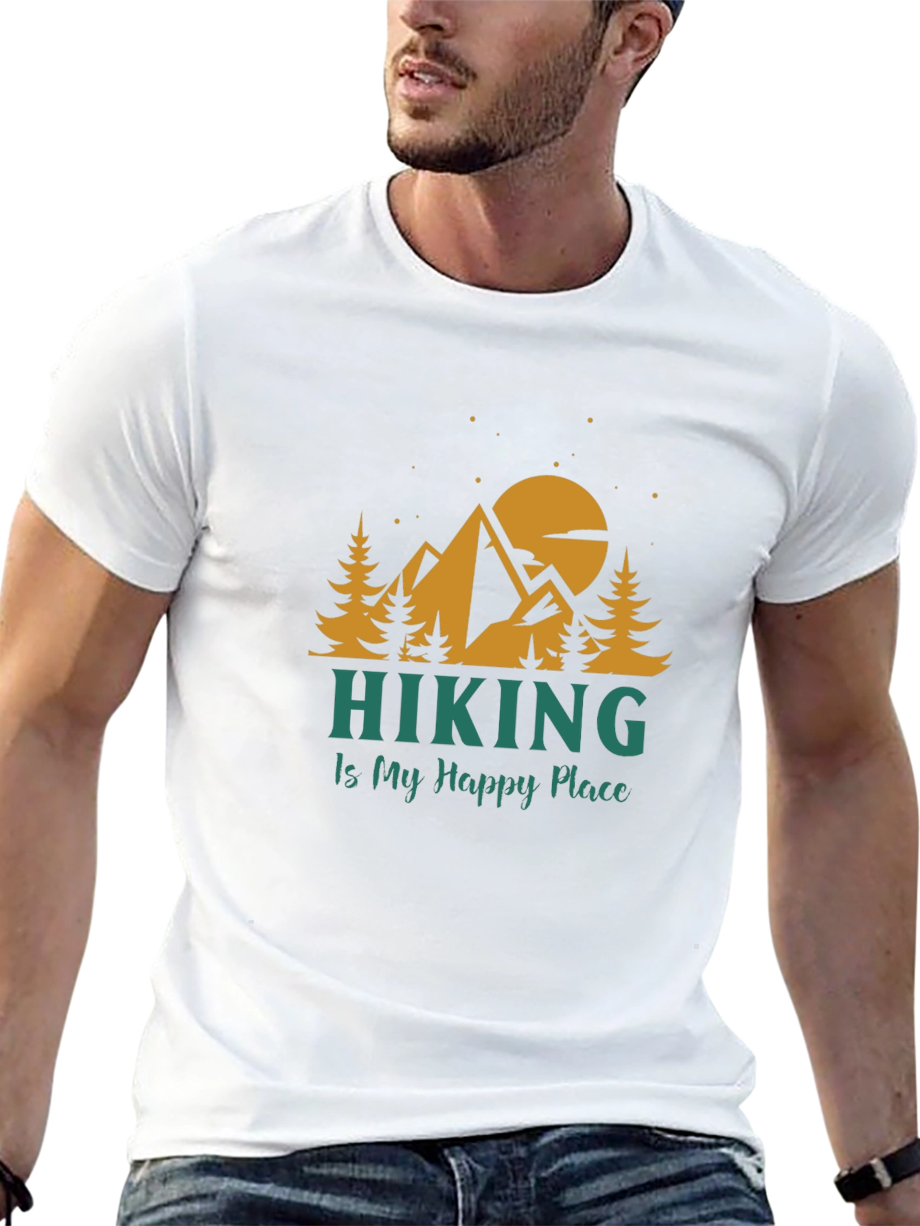 Hiking Is My Happy Place T-Shirt
