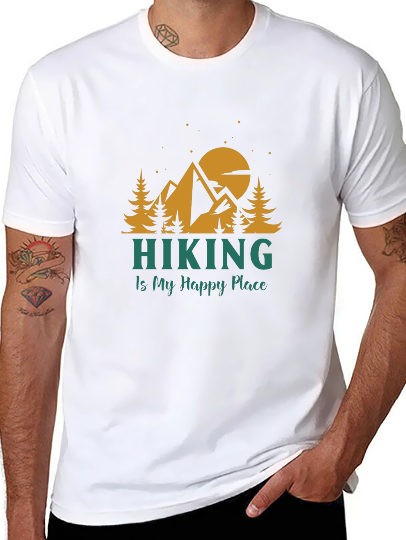 Hiking Is My Happy Place T-Shirt