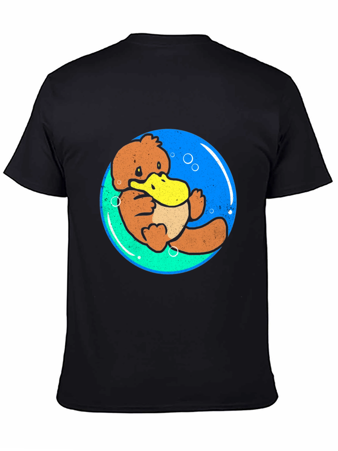 Psyduck Bubble T-Shirt - Black Cotton Tee