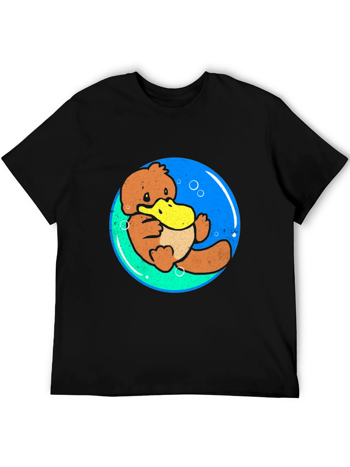 Psyduck Bubble T-Shirt - Black Cotton Tee