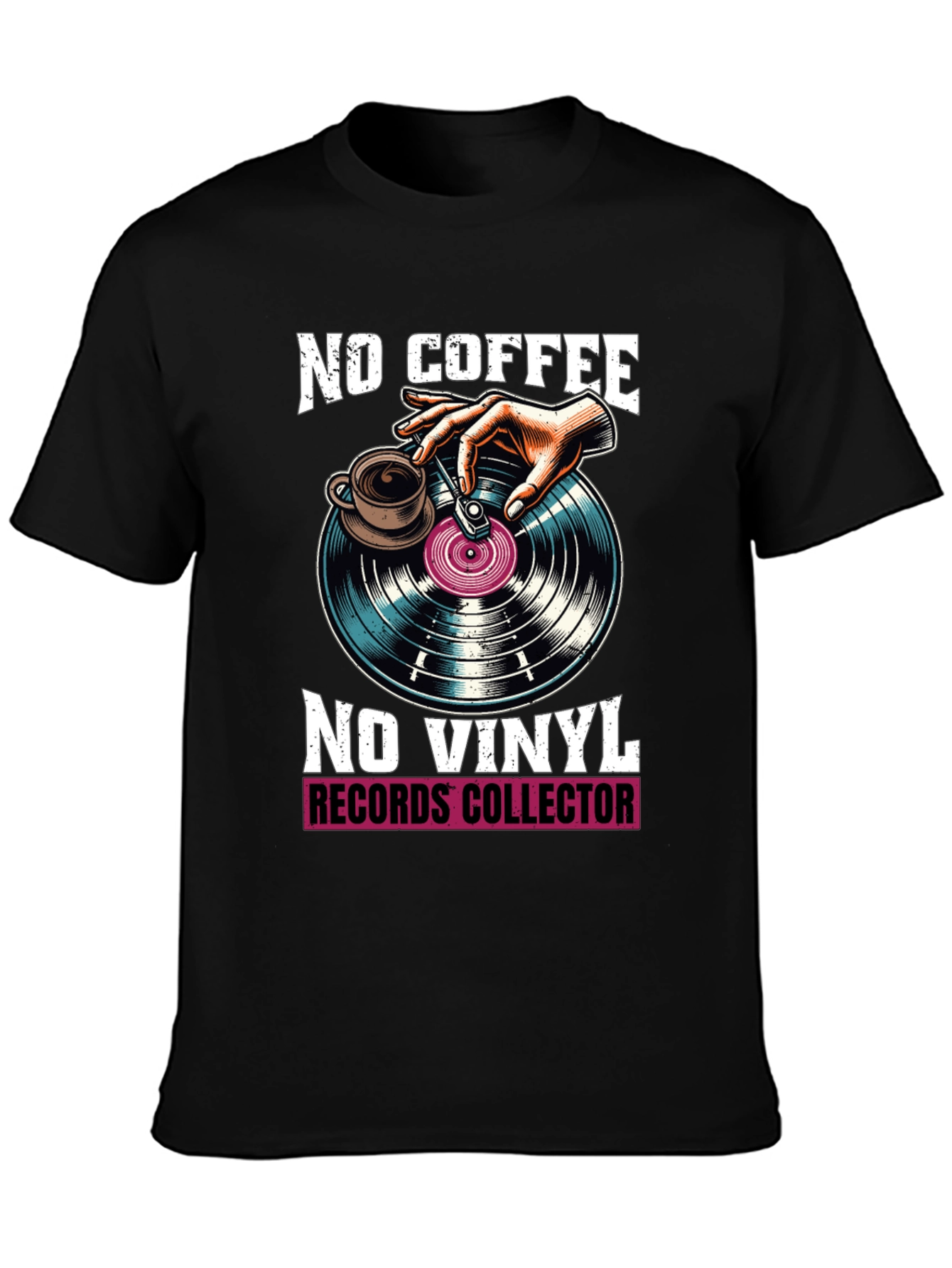 No Coffee No Vinyl Graphic Tee