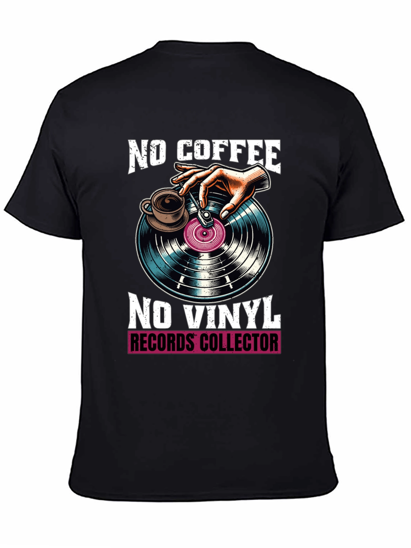 No Coffee No Vinyl Graphic Tee
