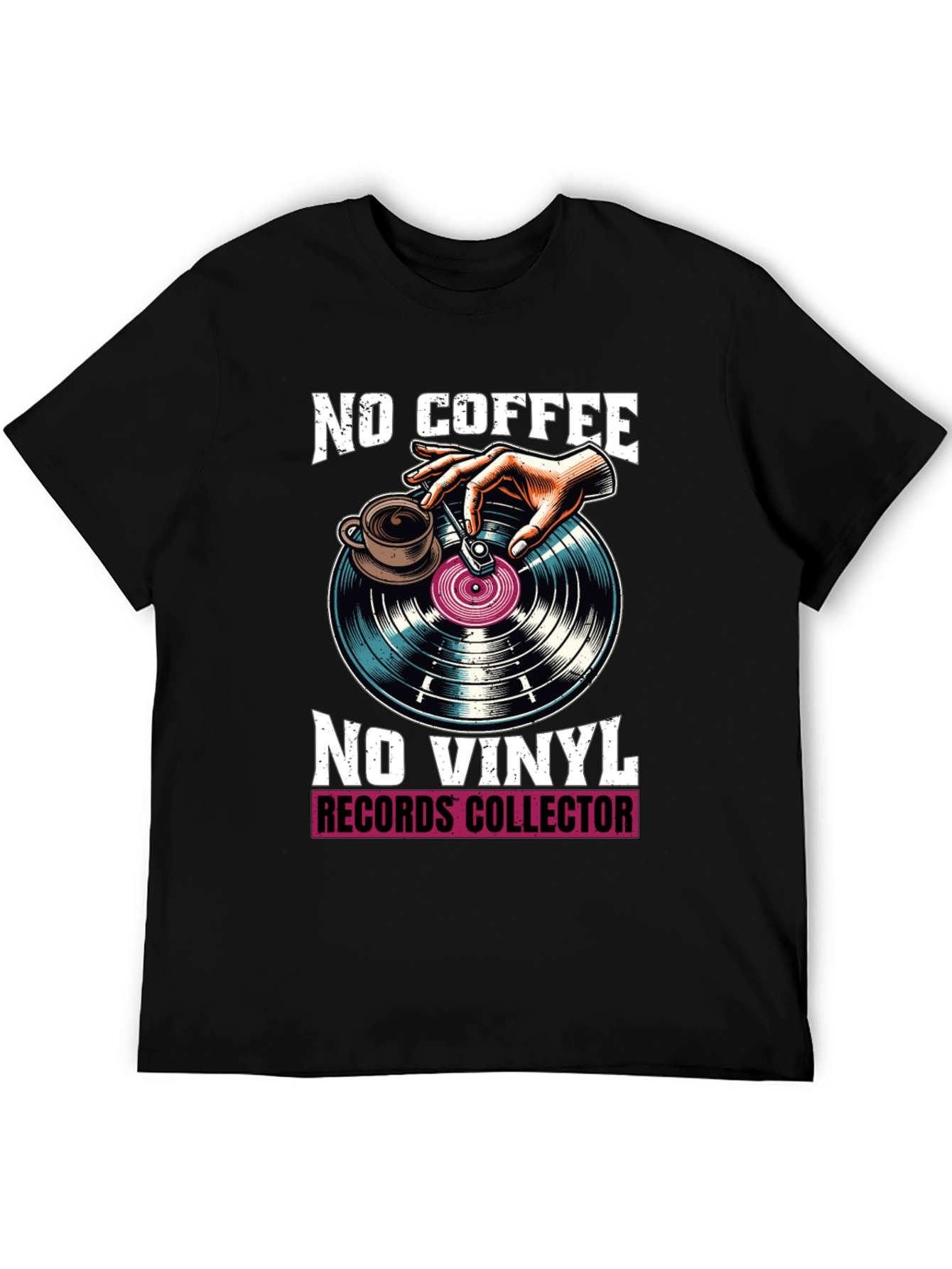 No Coffee No Vinyl Graphic Tee
