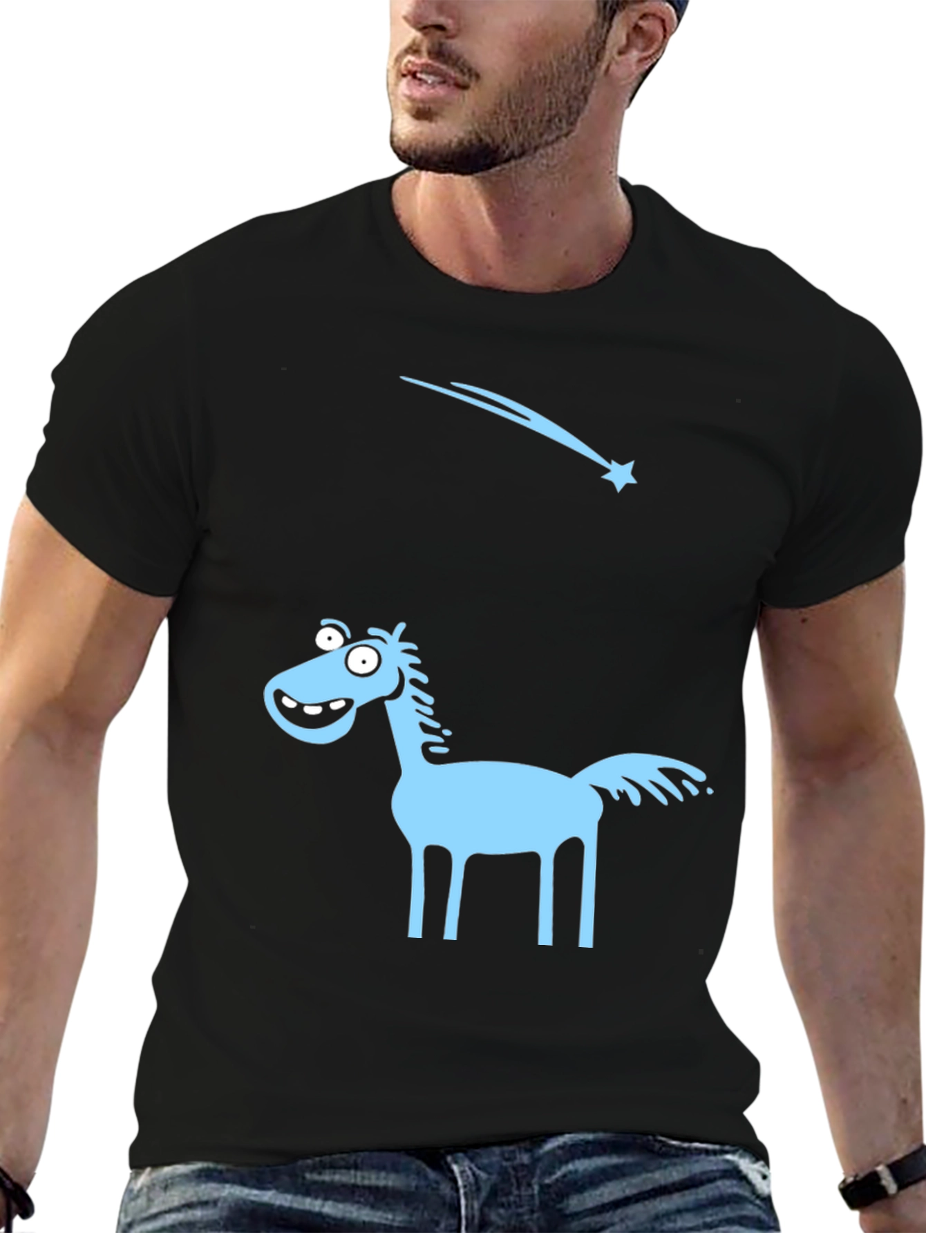 Funny Horse & Star Tee