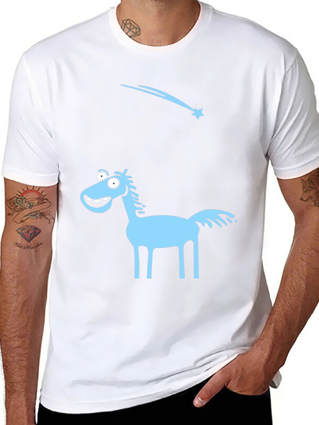 Funny Horse & Star Tee