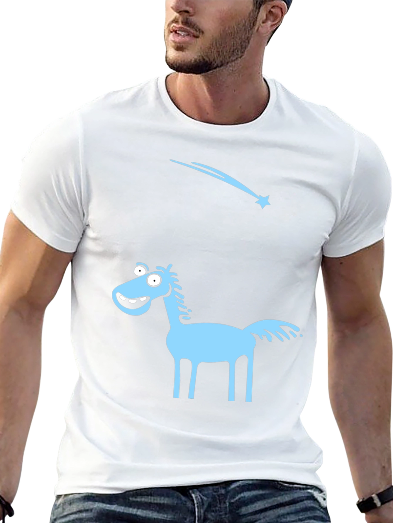 Funny Horse & Star Tee