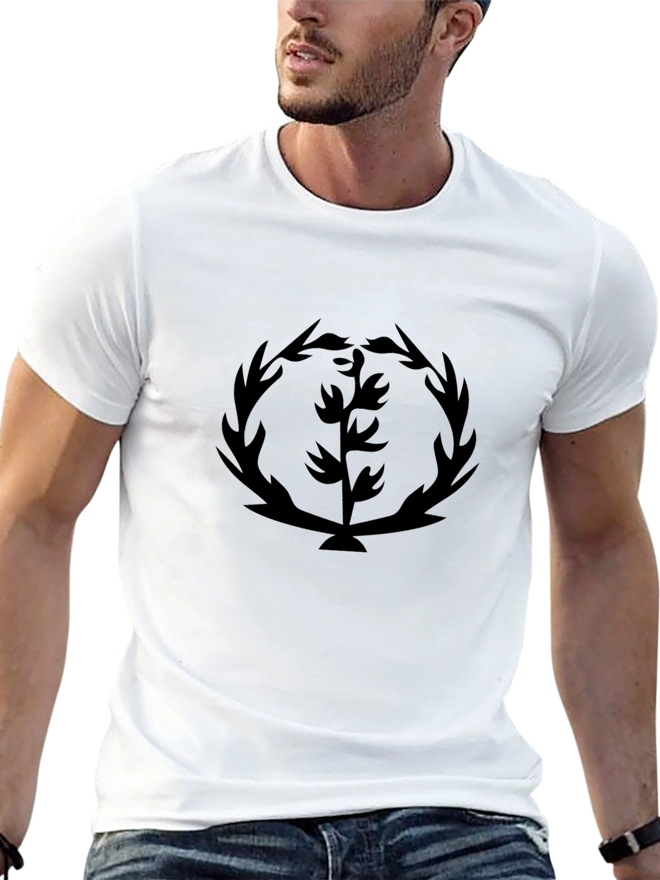 Black Eritrea Emblem T-Shirt - Casual Comfort