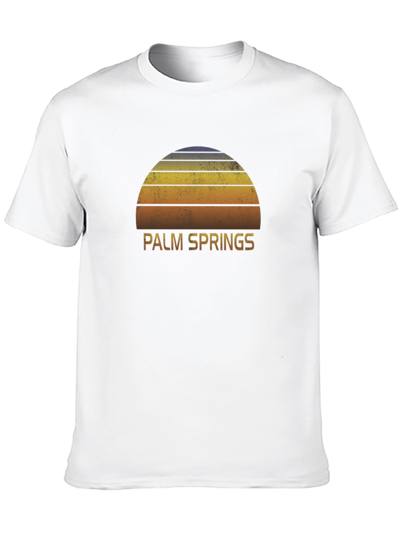 Palm Springs Retro Sunset Graphic Tee