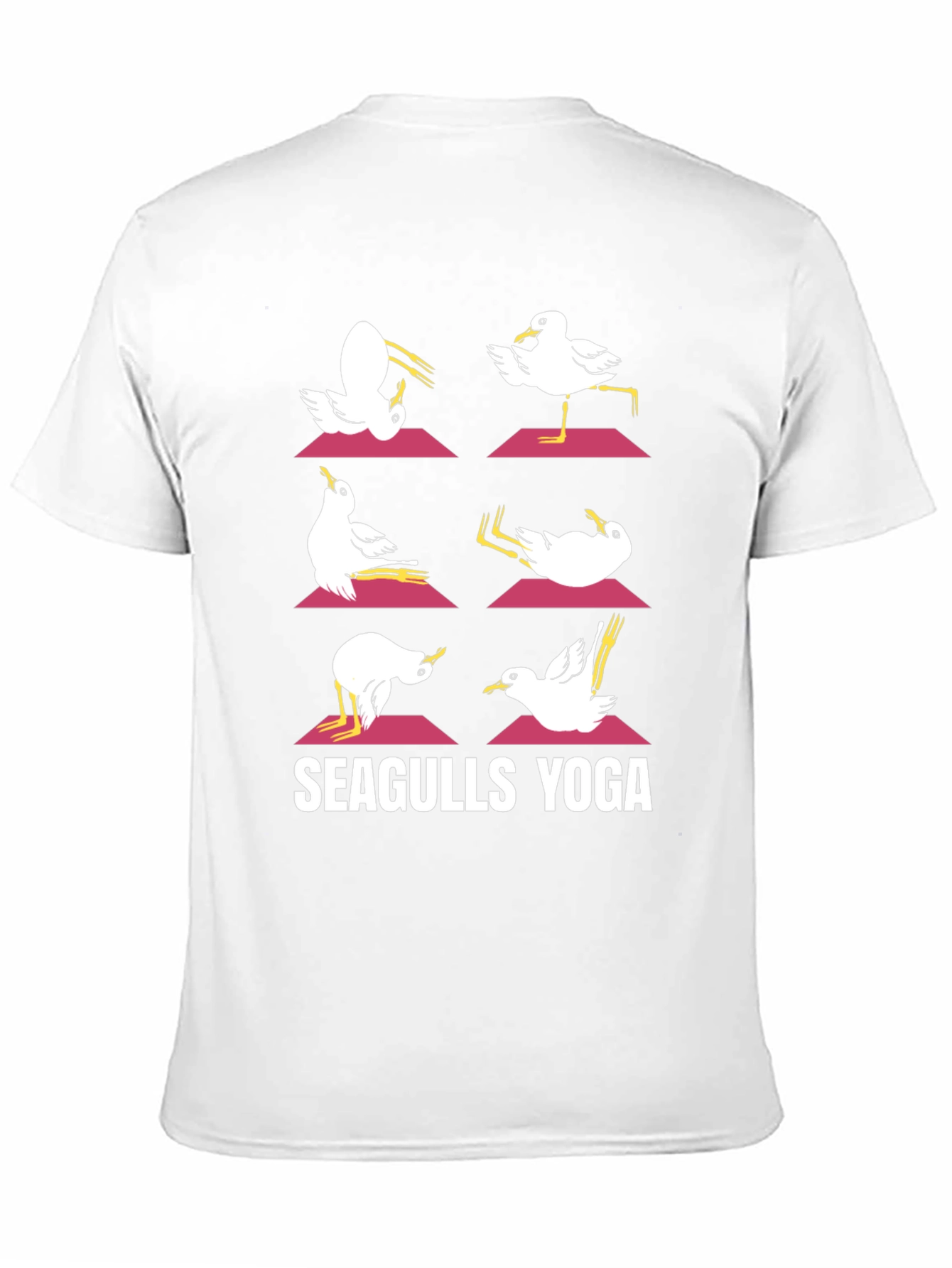 Seagulls Yoga Graphic T-Shirt