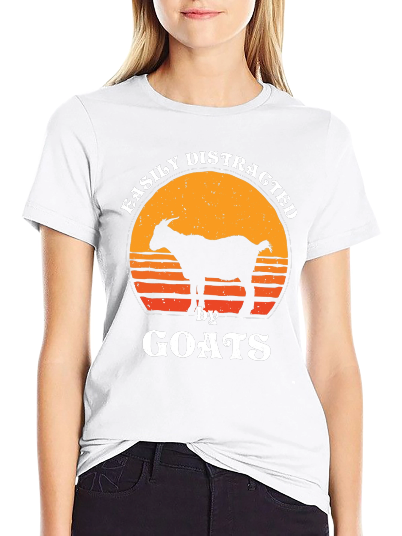 Easily Distracted By Goats T-Shirt