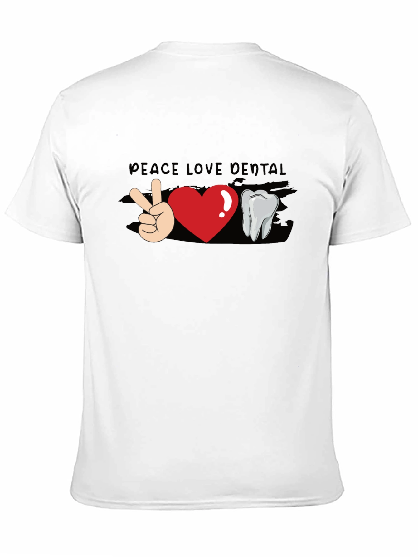 Peace Love Dental T-Shirt - Funny Dentist Tee