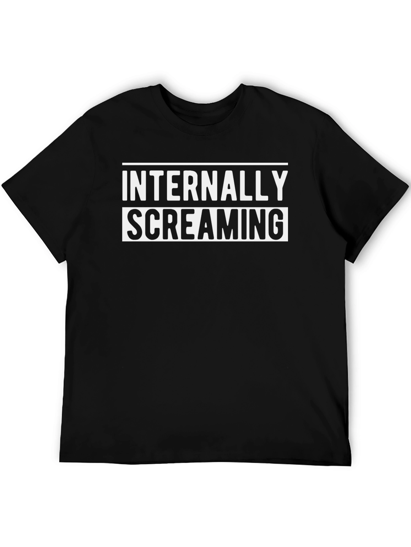 Internally Screaming Graphic T-Shirt - Black