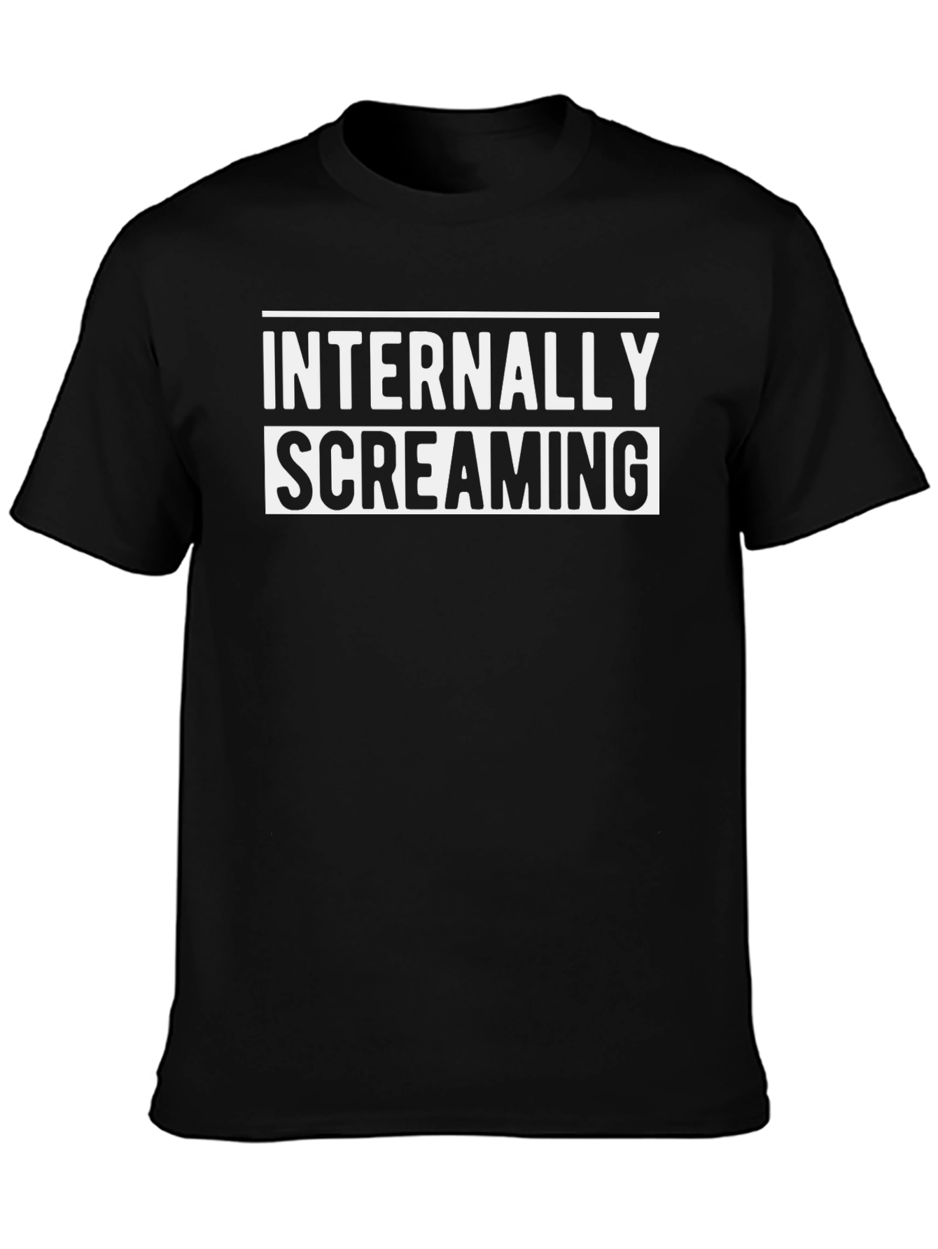 Internally Screaming Graphic T-Shirt - Black
