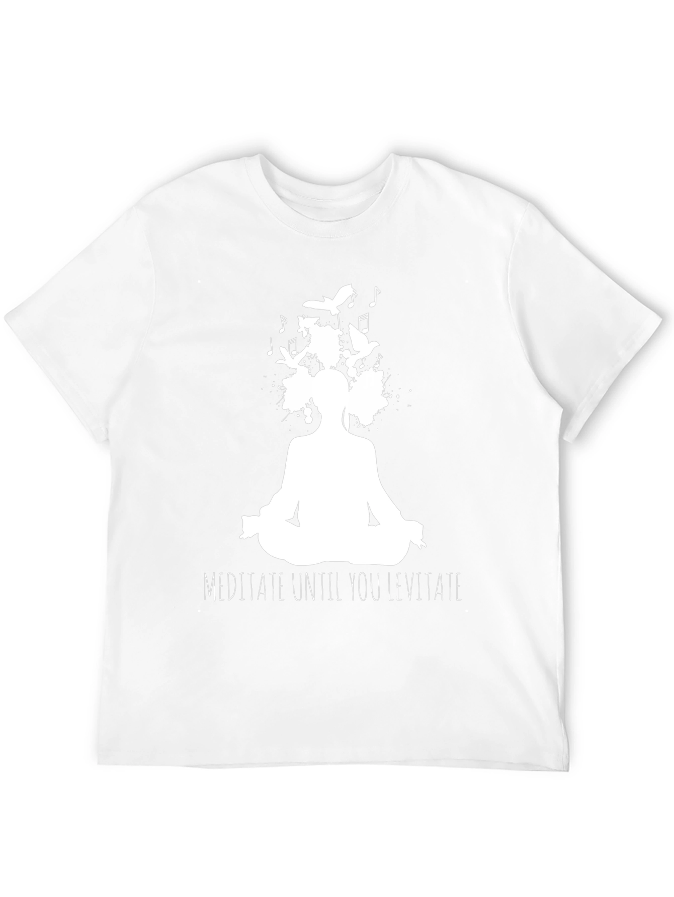 Meditate Until You Levitate Black T-Shirt