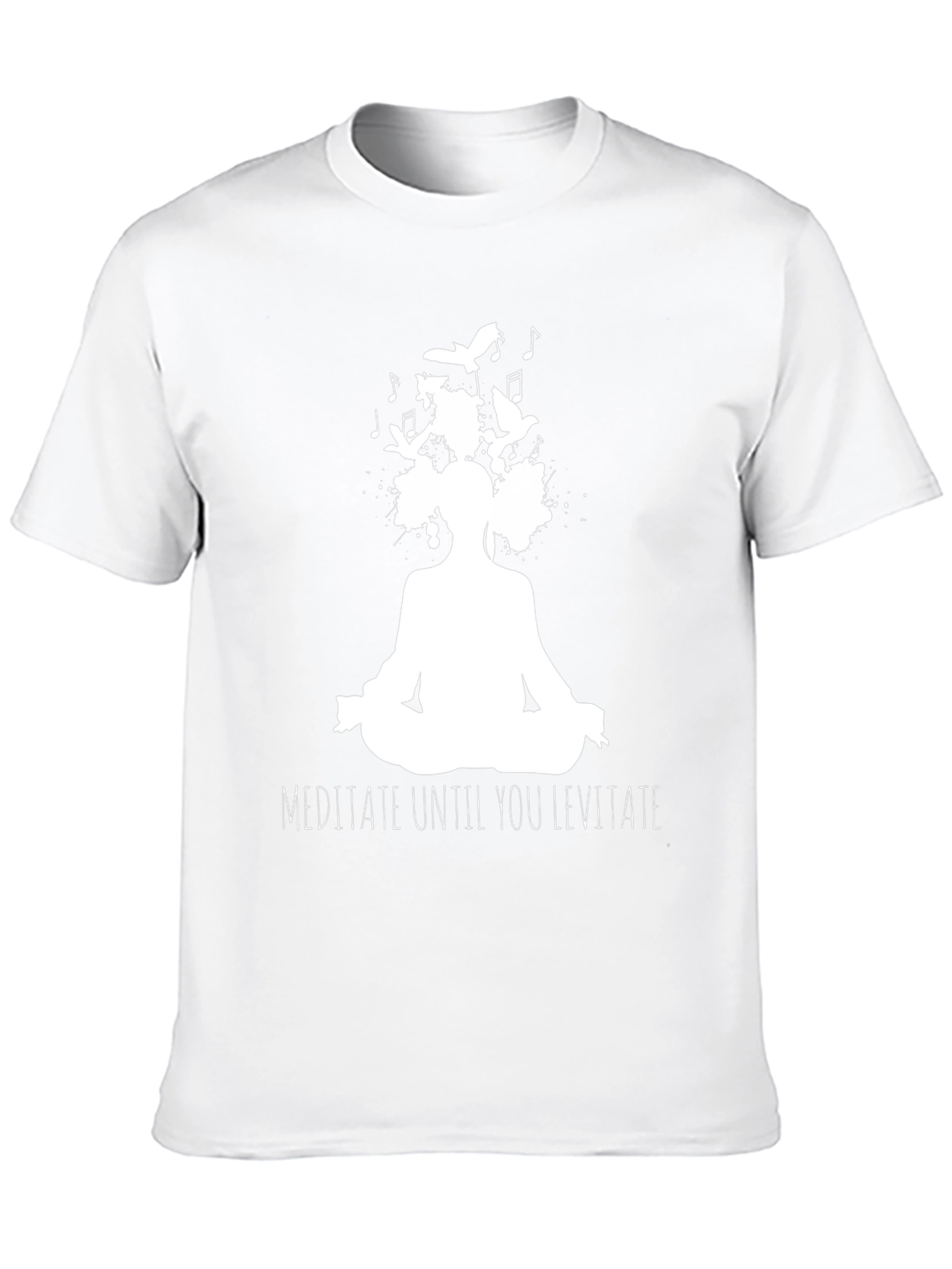 Meditate Until You Levitate Black T-Shirt