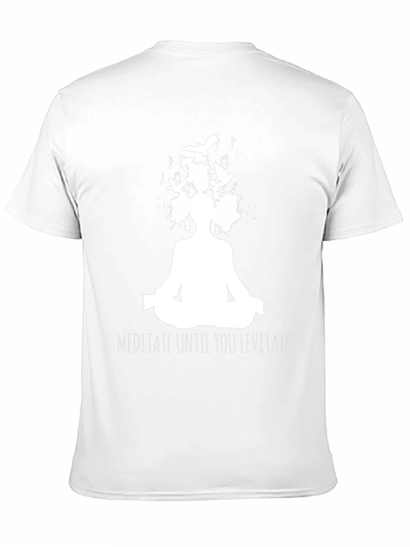 Meditate Until You Levitate Black T-Shirt