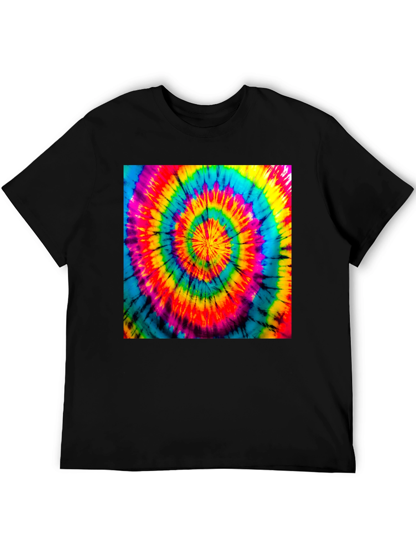 Spiral Tie Dye T-Shirt - Retro Psychedelic Style