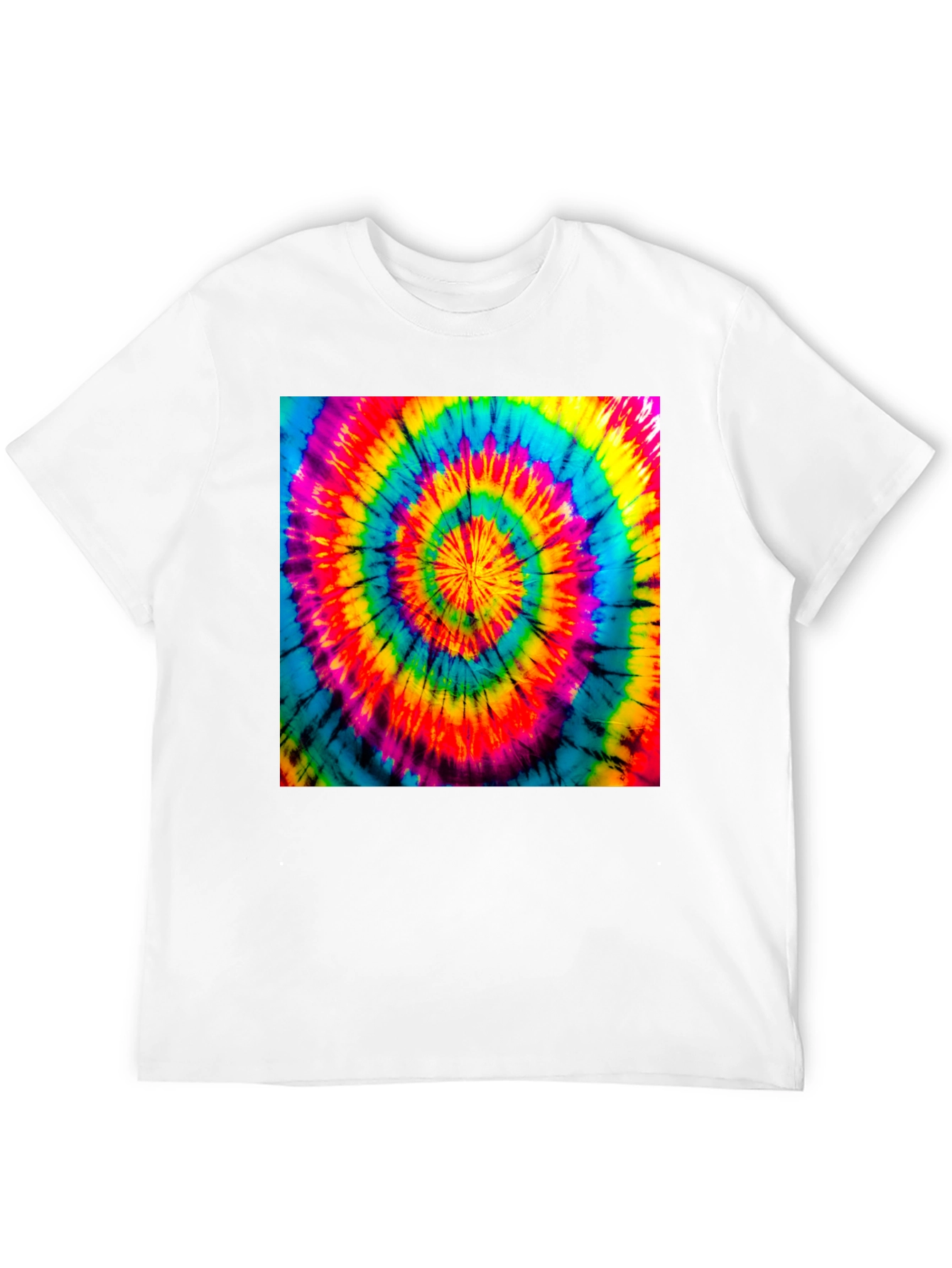 Spiral Tie Dye T-Shirt - Retro Psychedelic Style