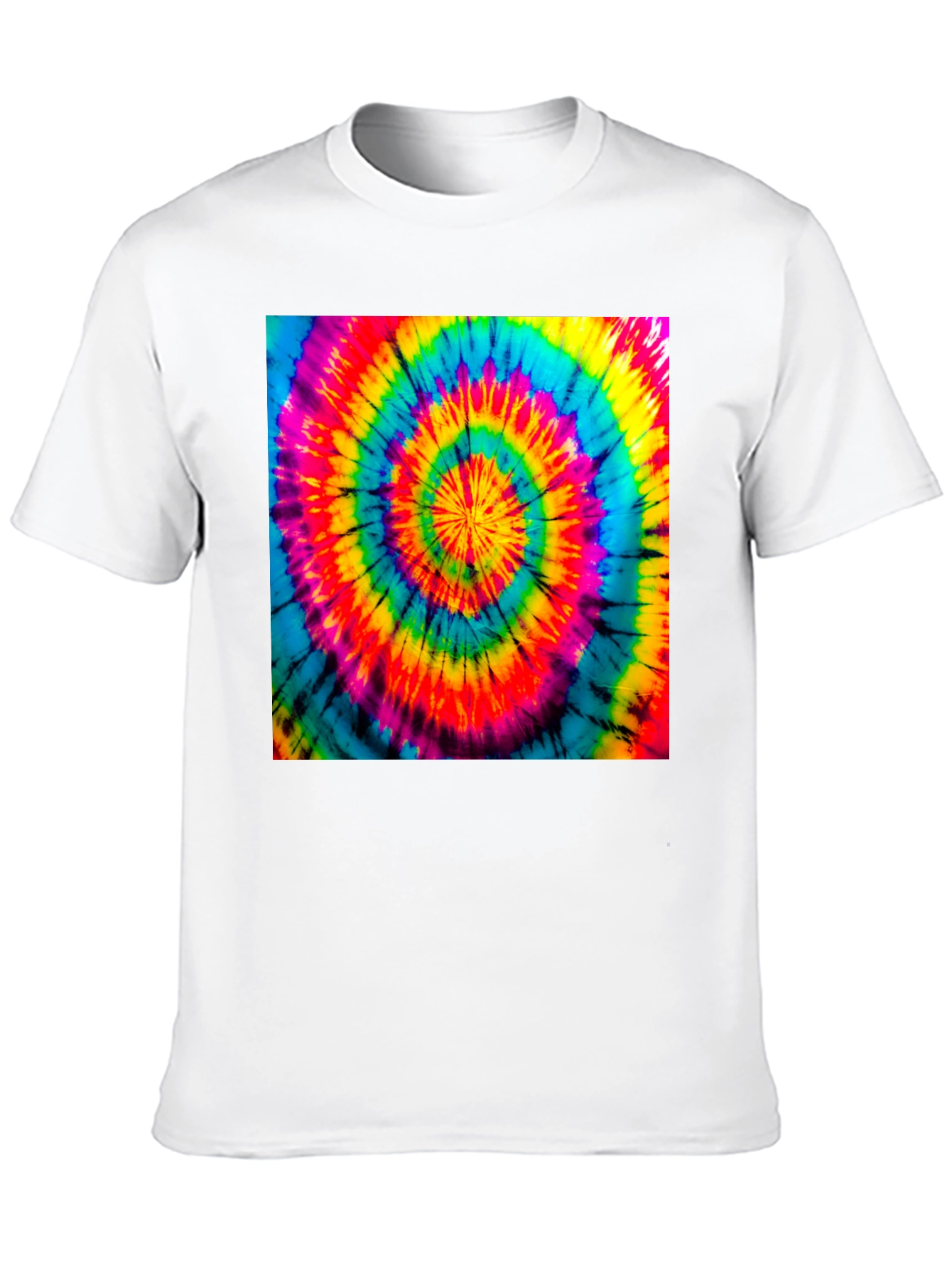 Spiral Tie Dye T-Shirt - Retro Psychedelic Style