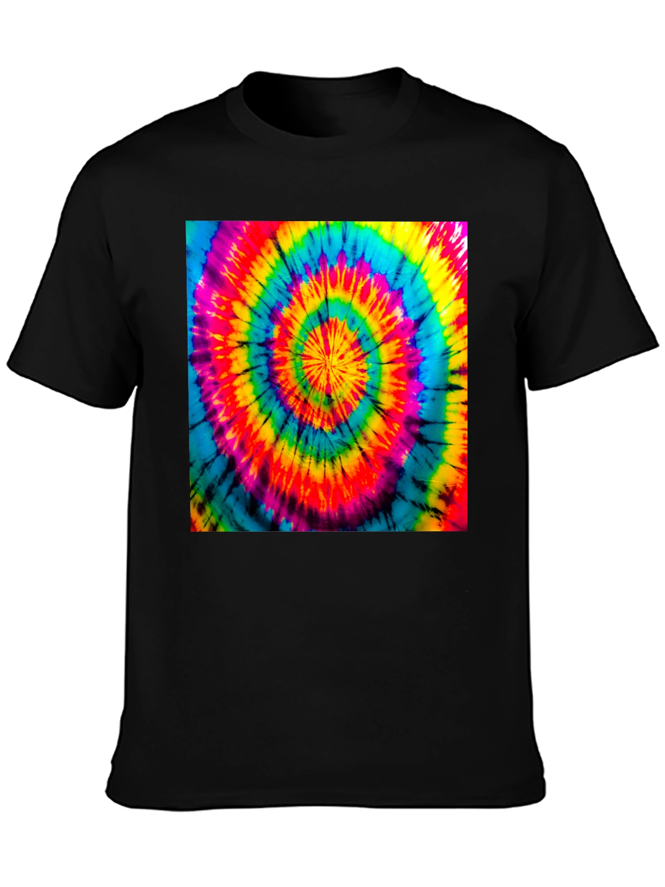 Spiral Tie Dye T-Shirt - Retro Psychedelic Style