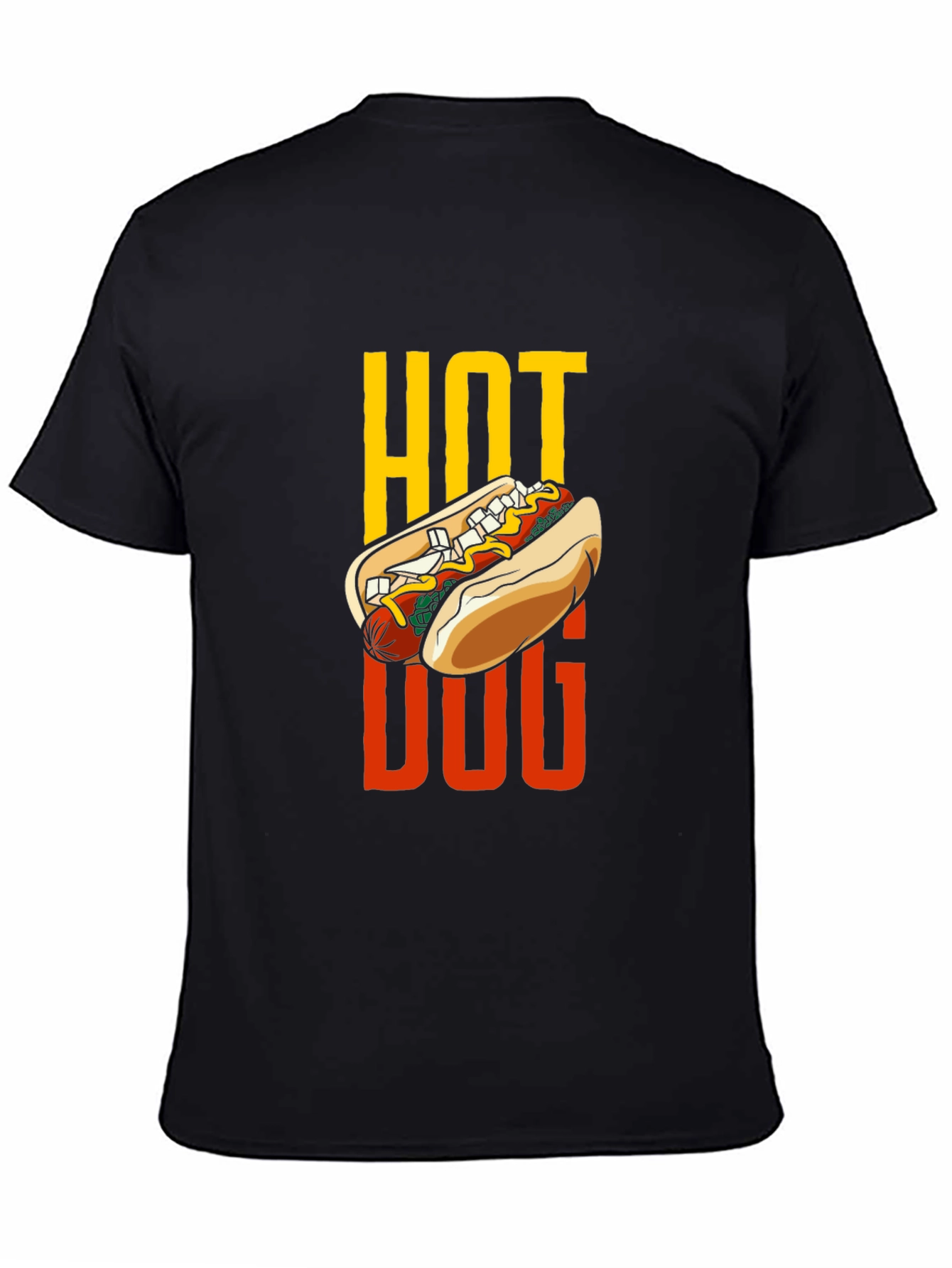 Hot Dog Graphic Tee - Foodie T-Shirt