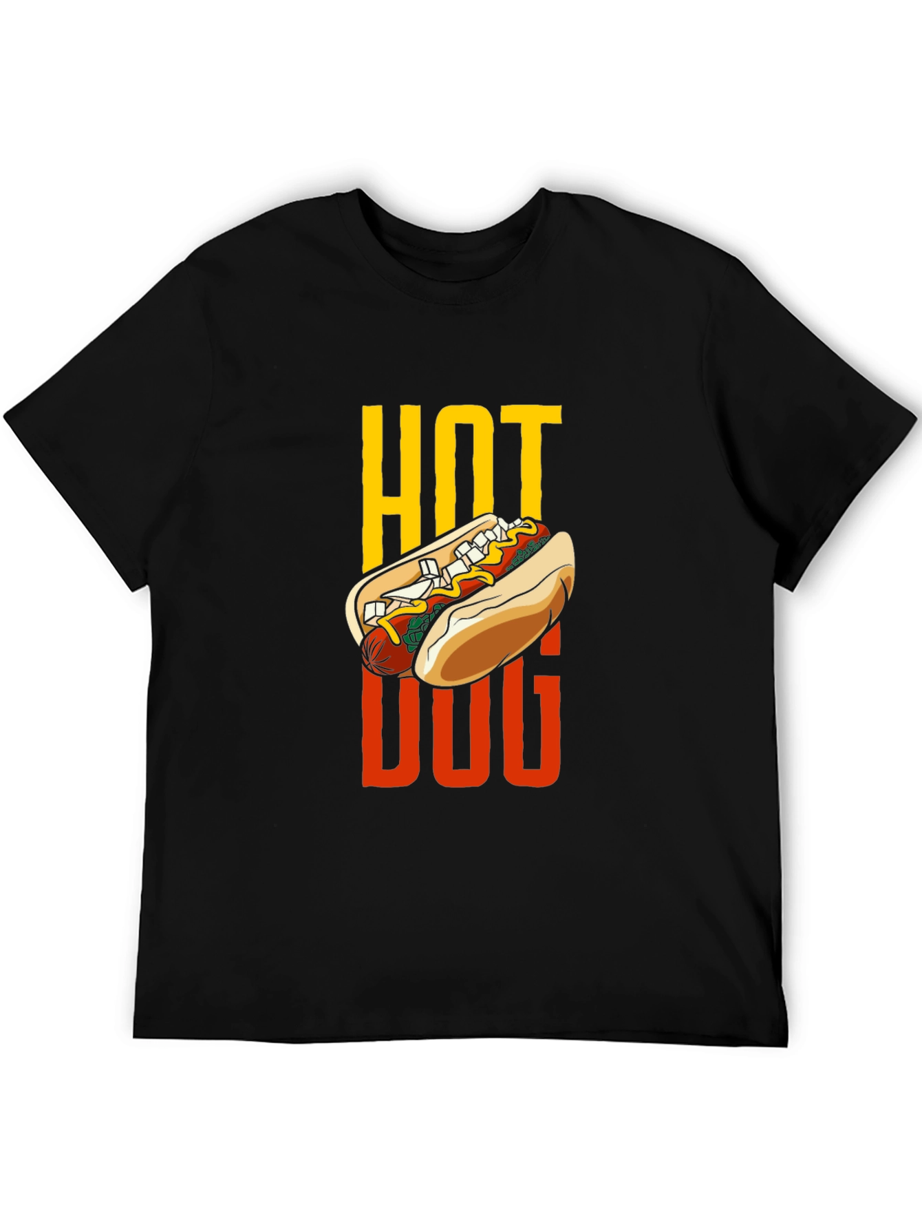 Hot Dog Graphic Tee - Foodie T-Shirt