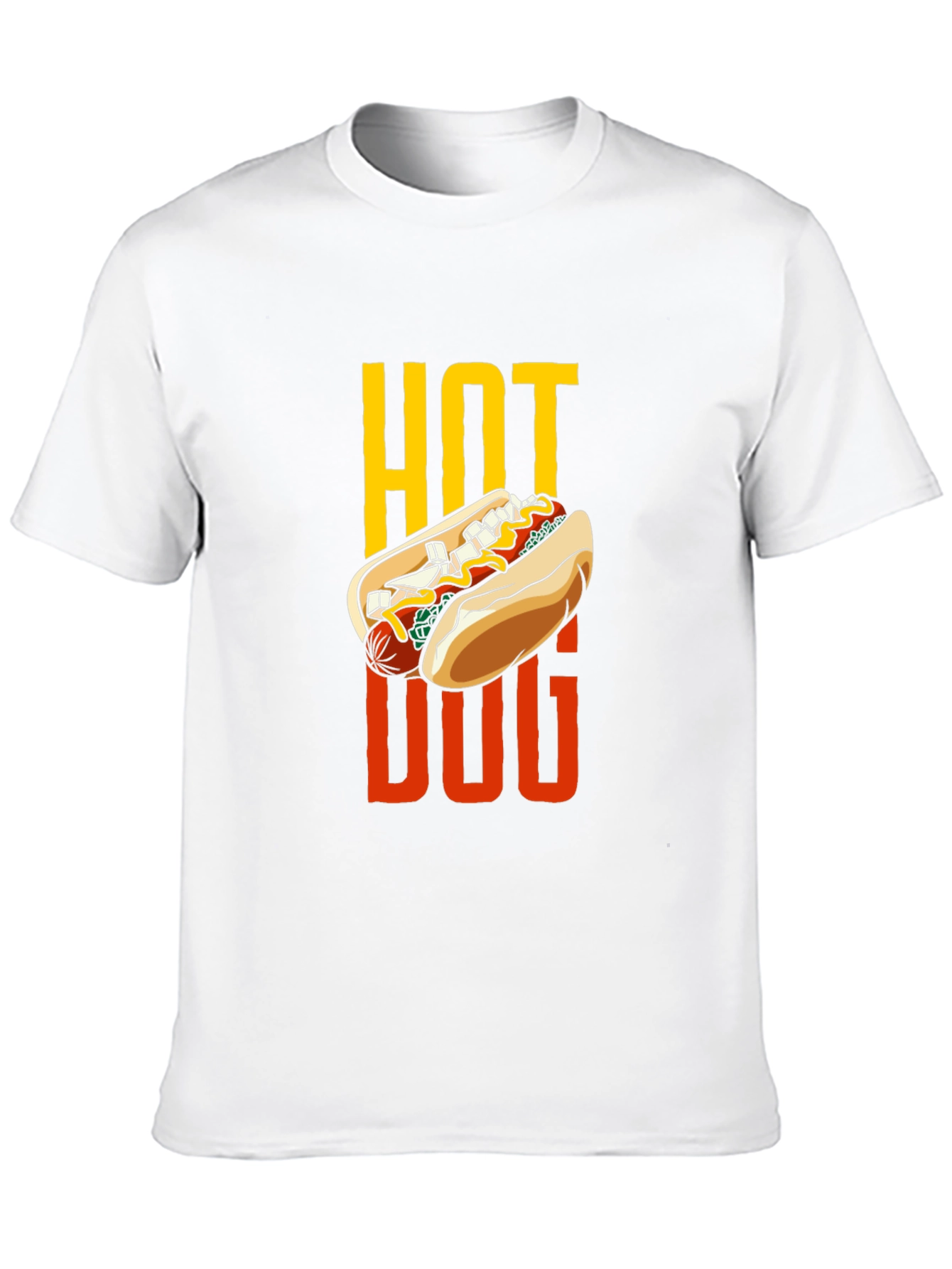 Hot Dog Graphic Tee - Foodie T-Shirt