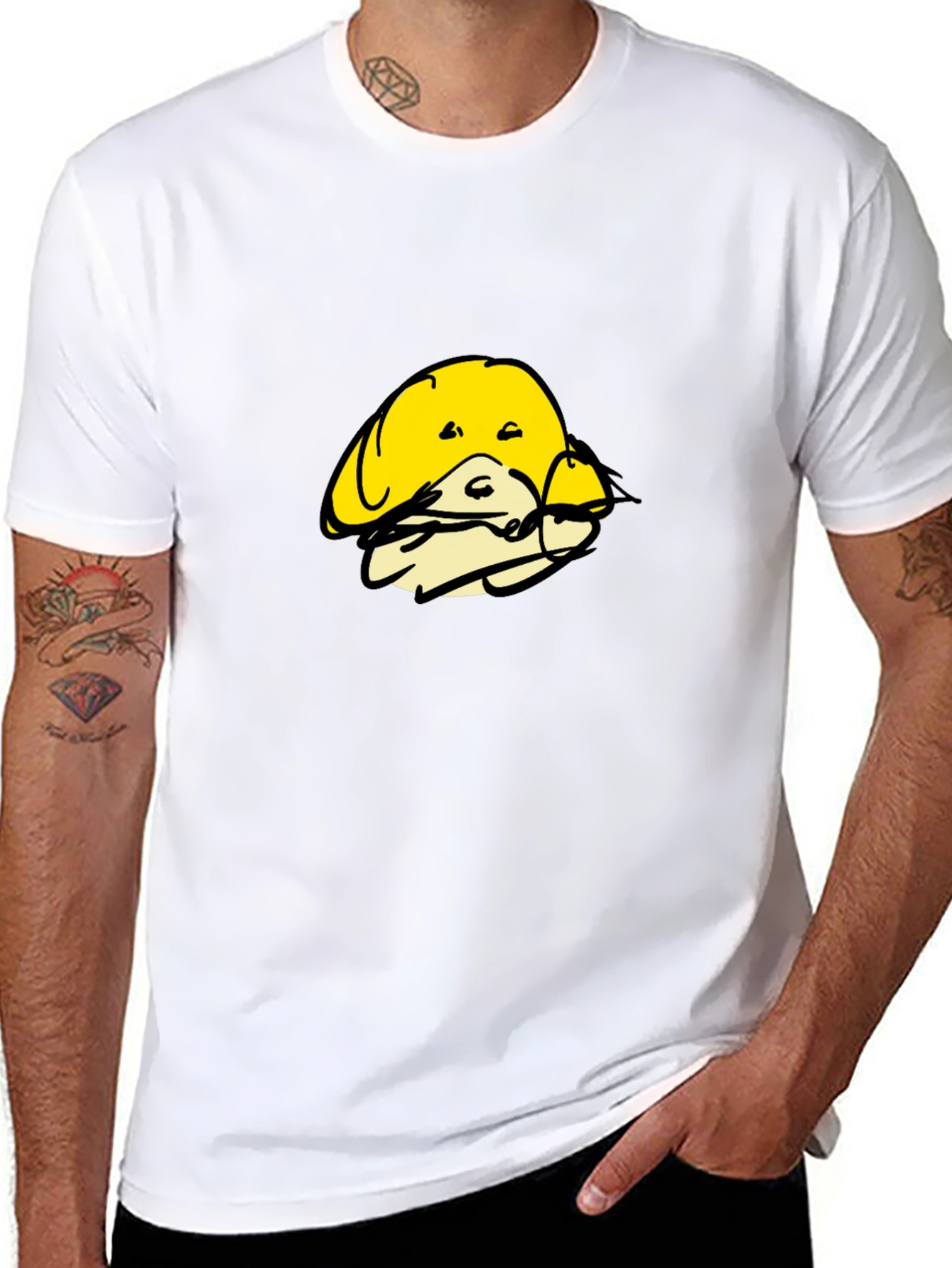 Cartoon Character Graphic Print Tee