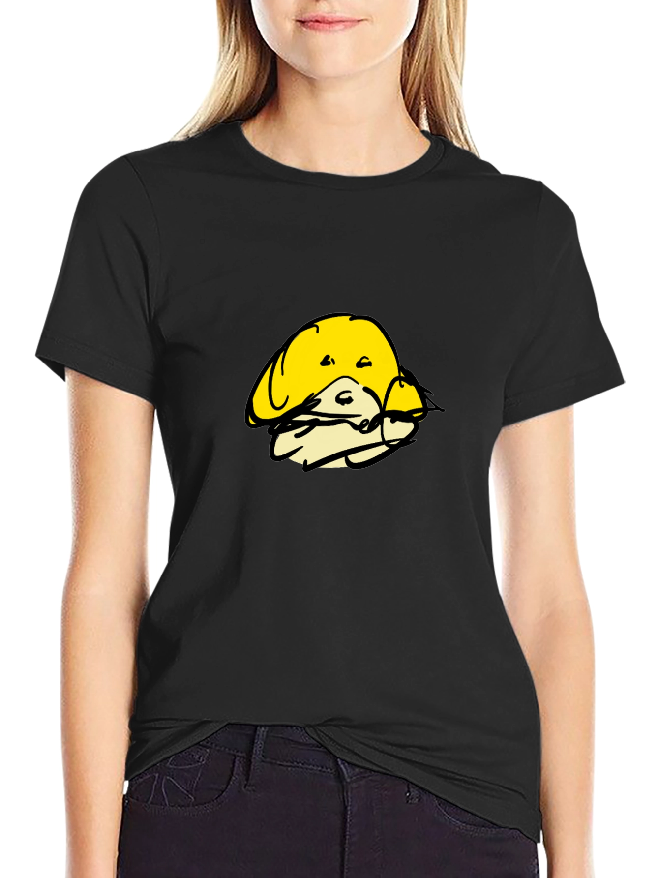 Cartoon Character Graphic Print Tee