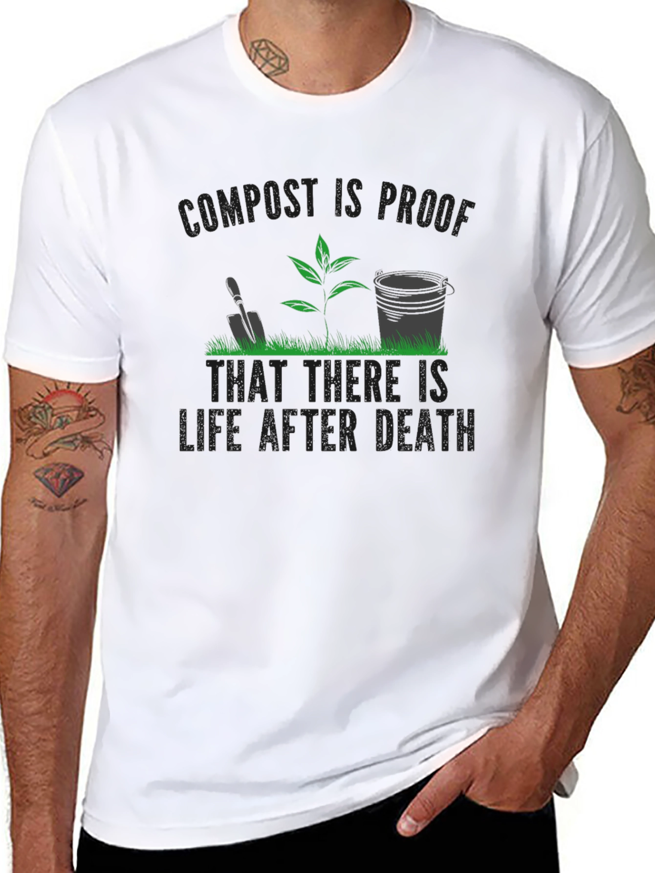 Compost Life After Death Graphic Tee
